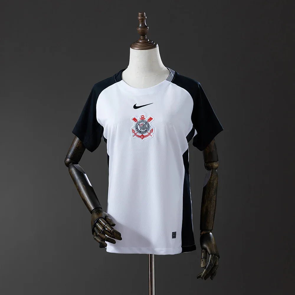 CAMISETA CORINTHIANS I 25/26 MUJER (VERSIÓN FAN) - ZonaCamisetas
