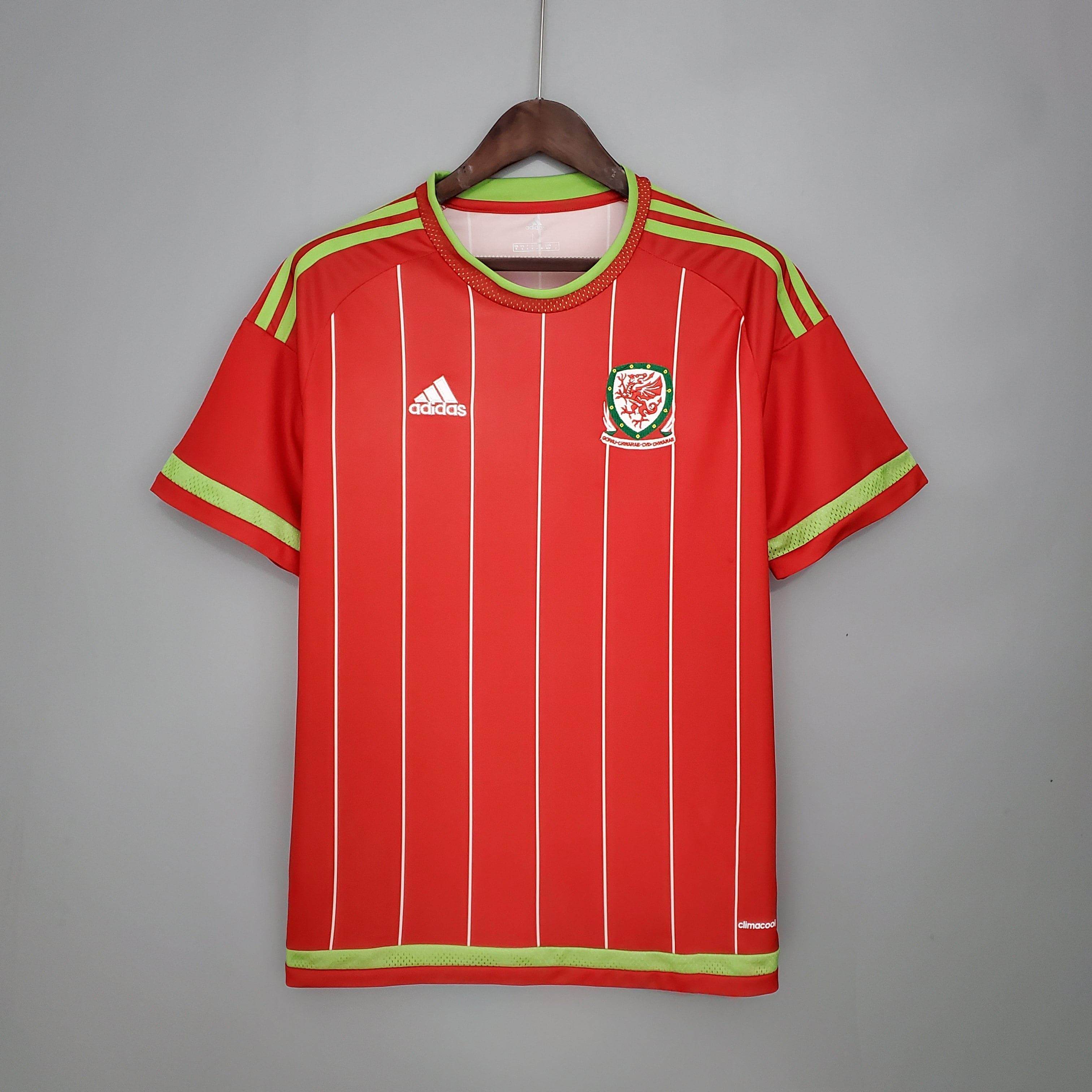 CAMISETA PAÍS DE GALES I 2015 HOMBRE (RETRO) - ZonaCamisetas