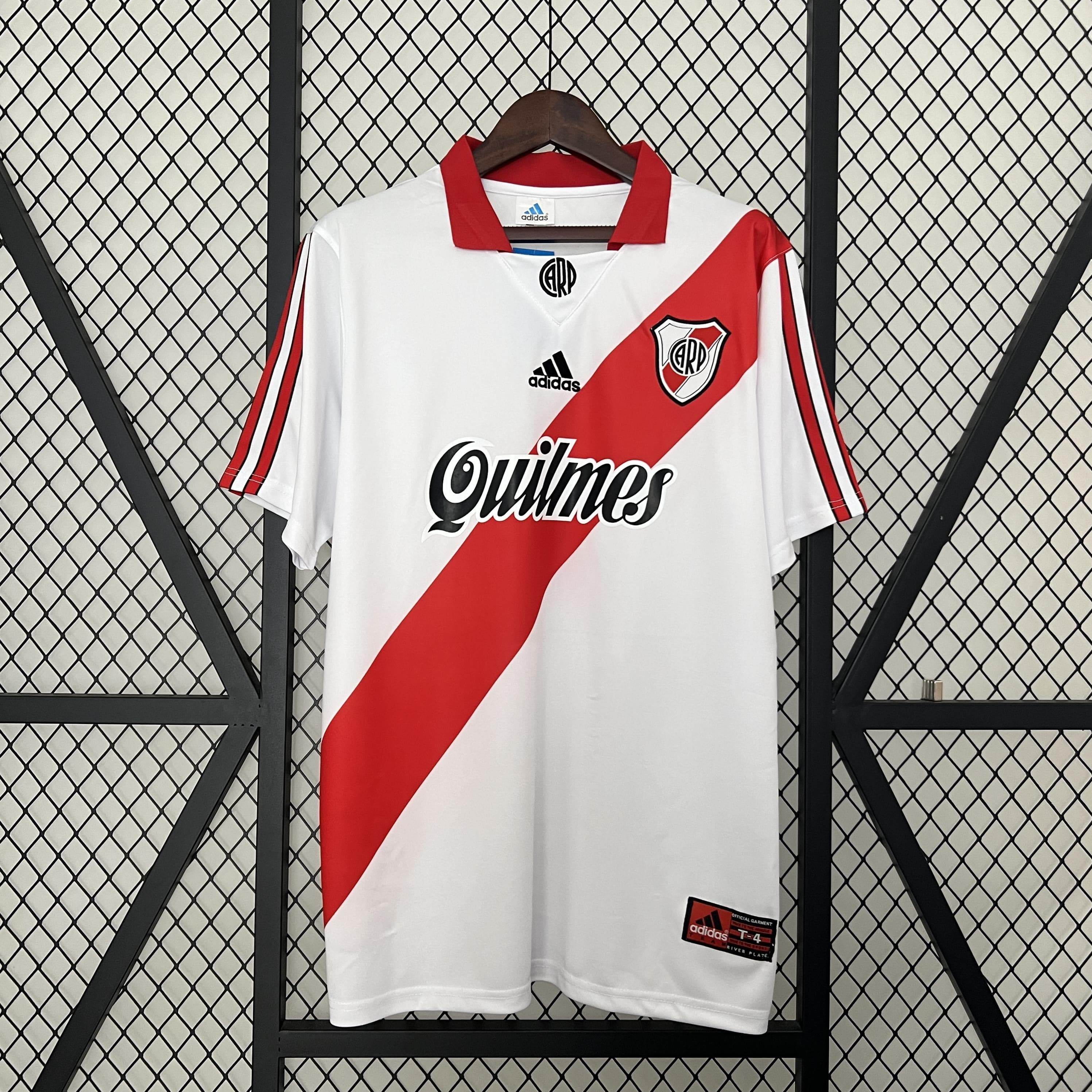 CAMISETA RIVER PLATE I 98/99 HOMBRE (RETRO) - ZonaCamisetas