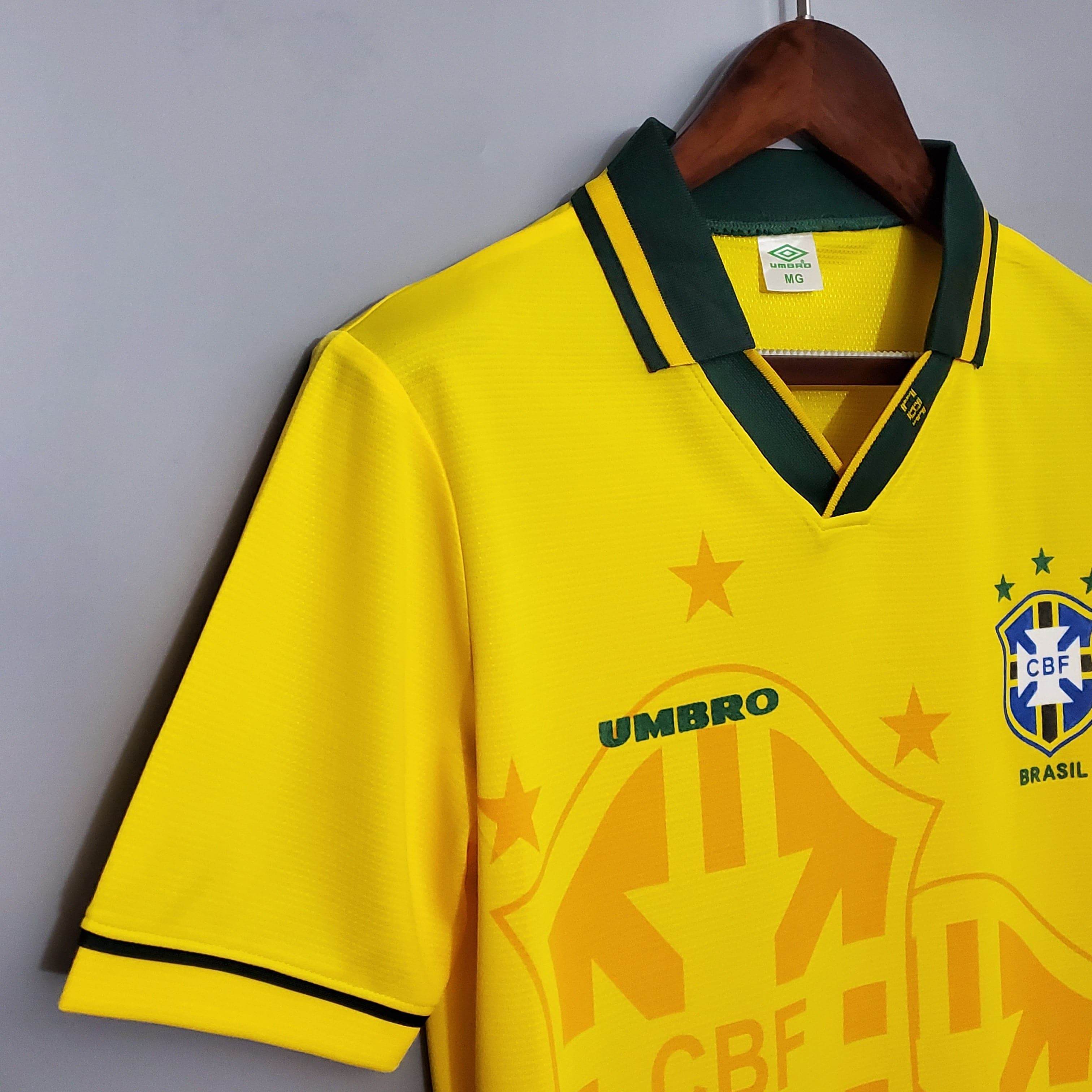 CAMISETA BRASIL I 94 HOMBRE (RETRO) - ZonaCamisetas