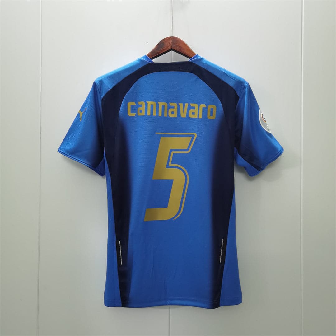 ZonaCamisetas ITALIA I MUNDIAL 2006 HOMBRE (RETRO) La Pelota Mundo ITALIA ITALY