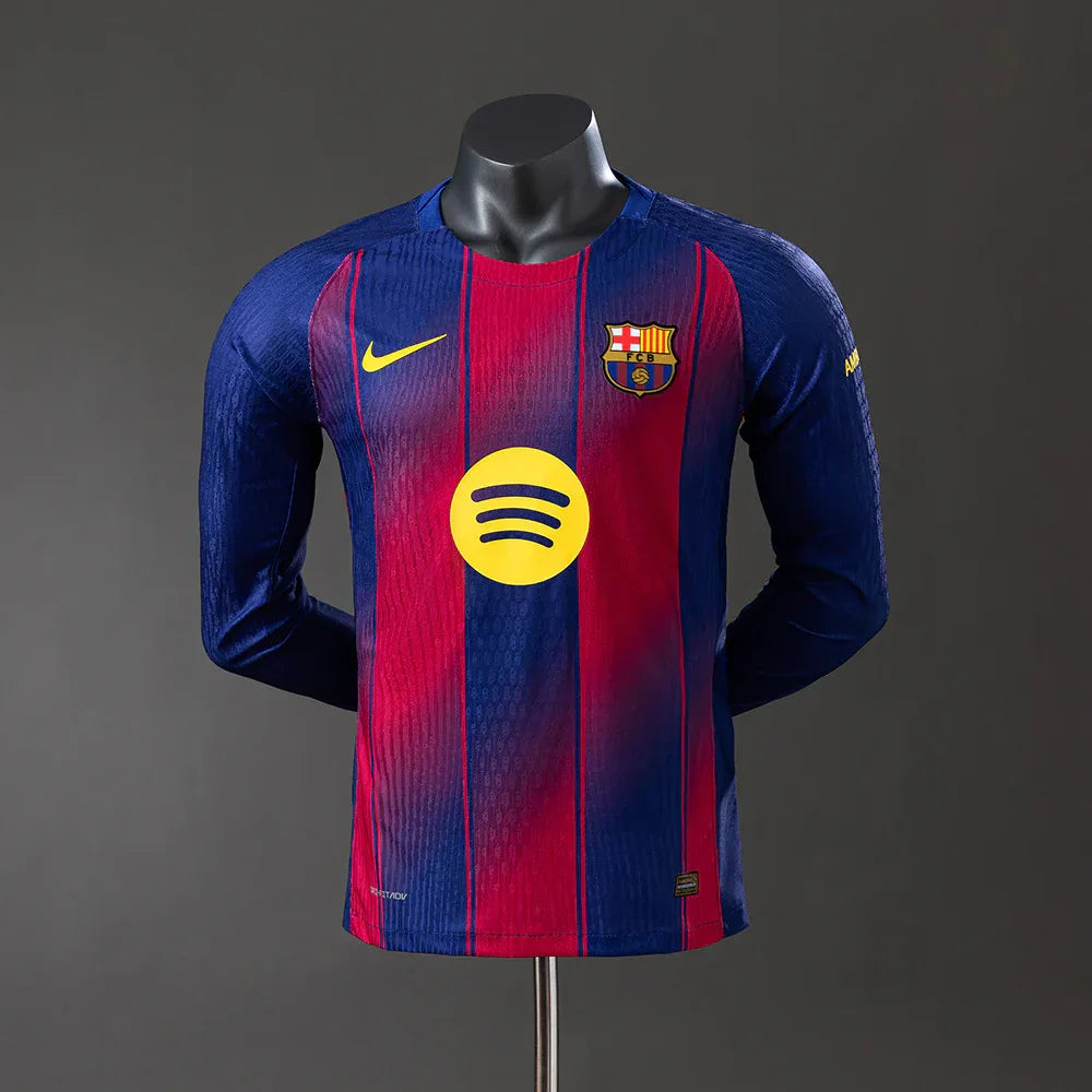 CAMISETA BARCELONA l 25/26 MANGA LARGA HOMBRE (VERSIÓN JUGADOR) - ZonaCamisetas