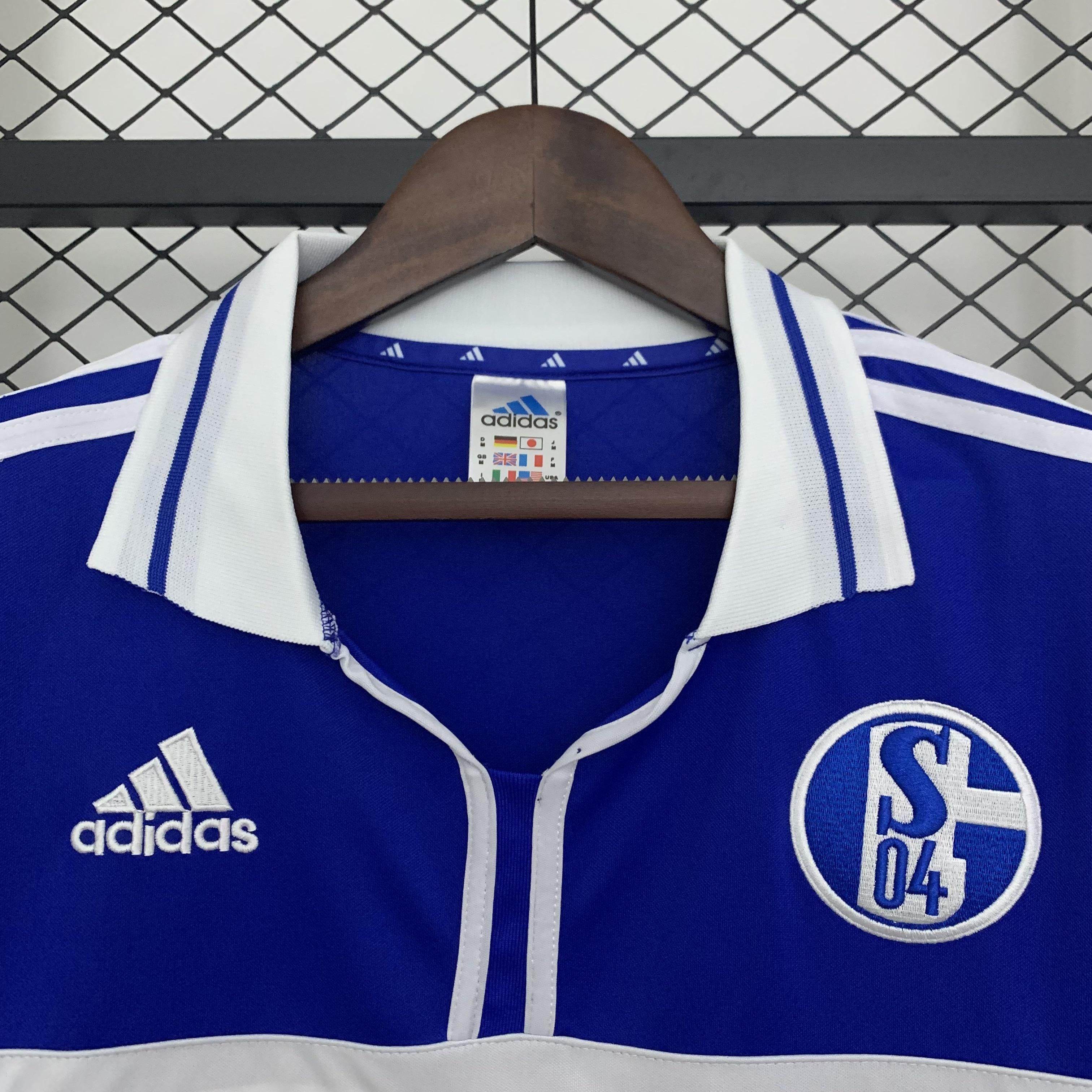 CAMISETA SCHALKE 04 I 01/02 HOMBRE (RETRO) - ZonaCamisetas