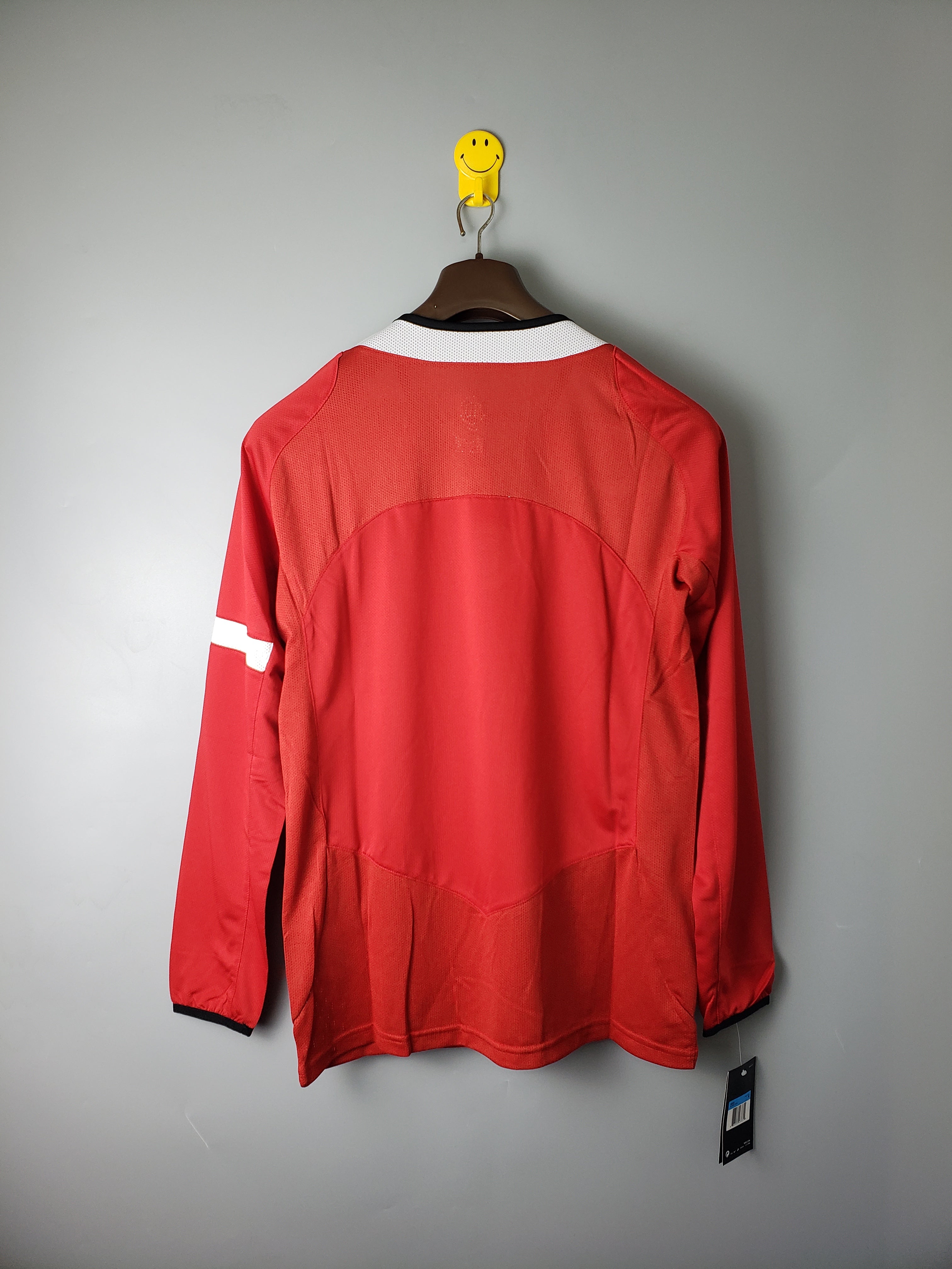 CAMISETA MANCHESTER UNITED I 04/06 HOMBRE (RETRO) MANGA LARGA