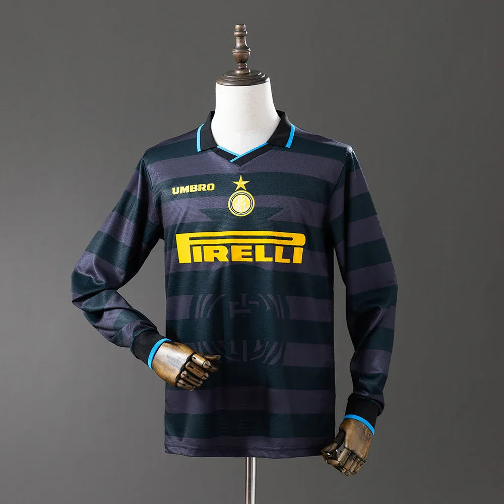 CAMISETA INTER DE MILAN lI 97/98 HOMBRE MANGA LARGA (RETRO) - ZonaCamisetas