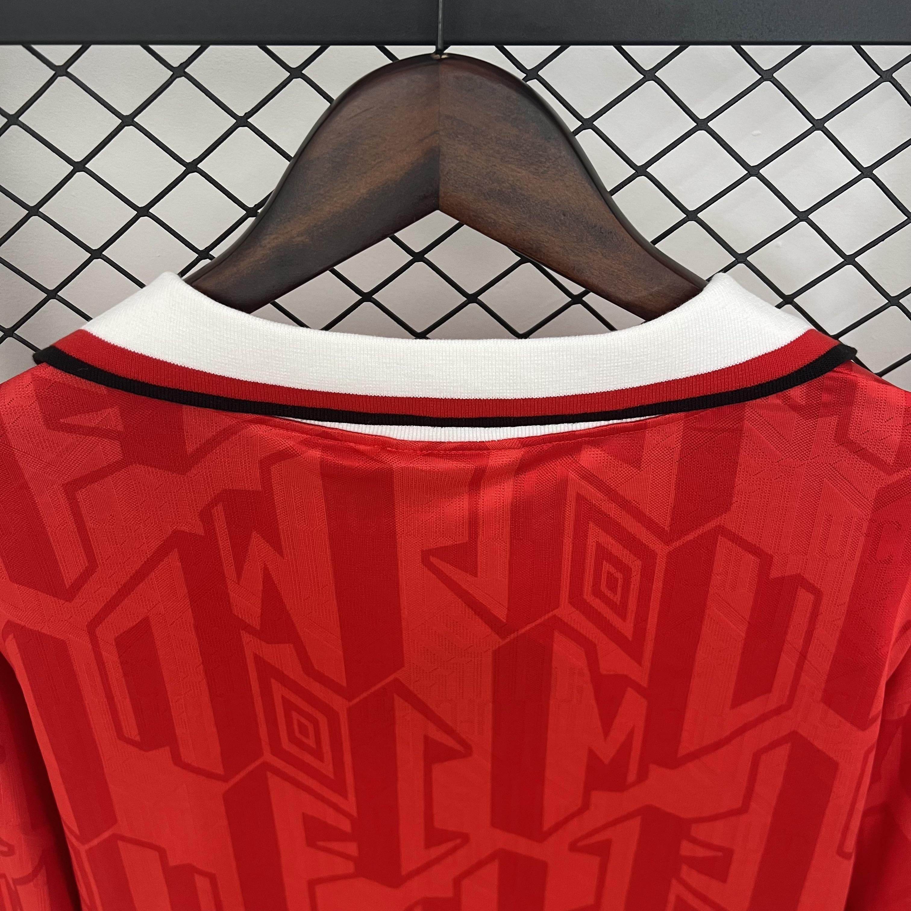 CAMISETA MANCHESTER UNITED I 92/94 HOMBRE (RETRO) MANGA LARGA - ZonaCamisetas