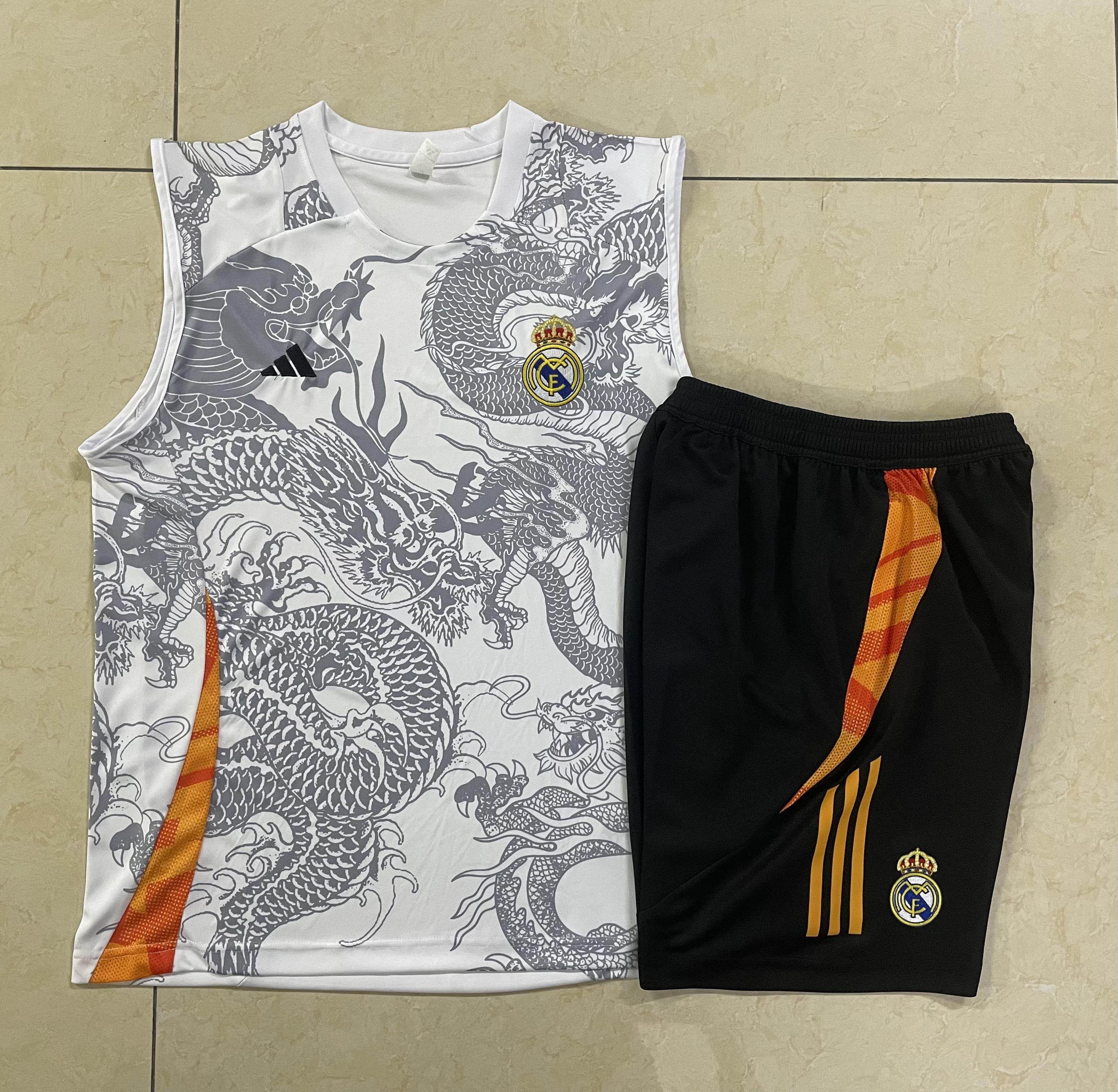 CONJUNTO SIN MANGAS REAL MADRID ENTRENAMIENTO I 24/25 HOMBRE - ZonaCamisetas