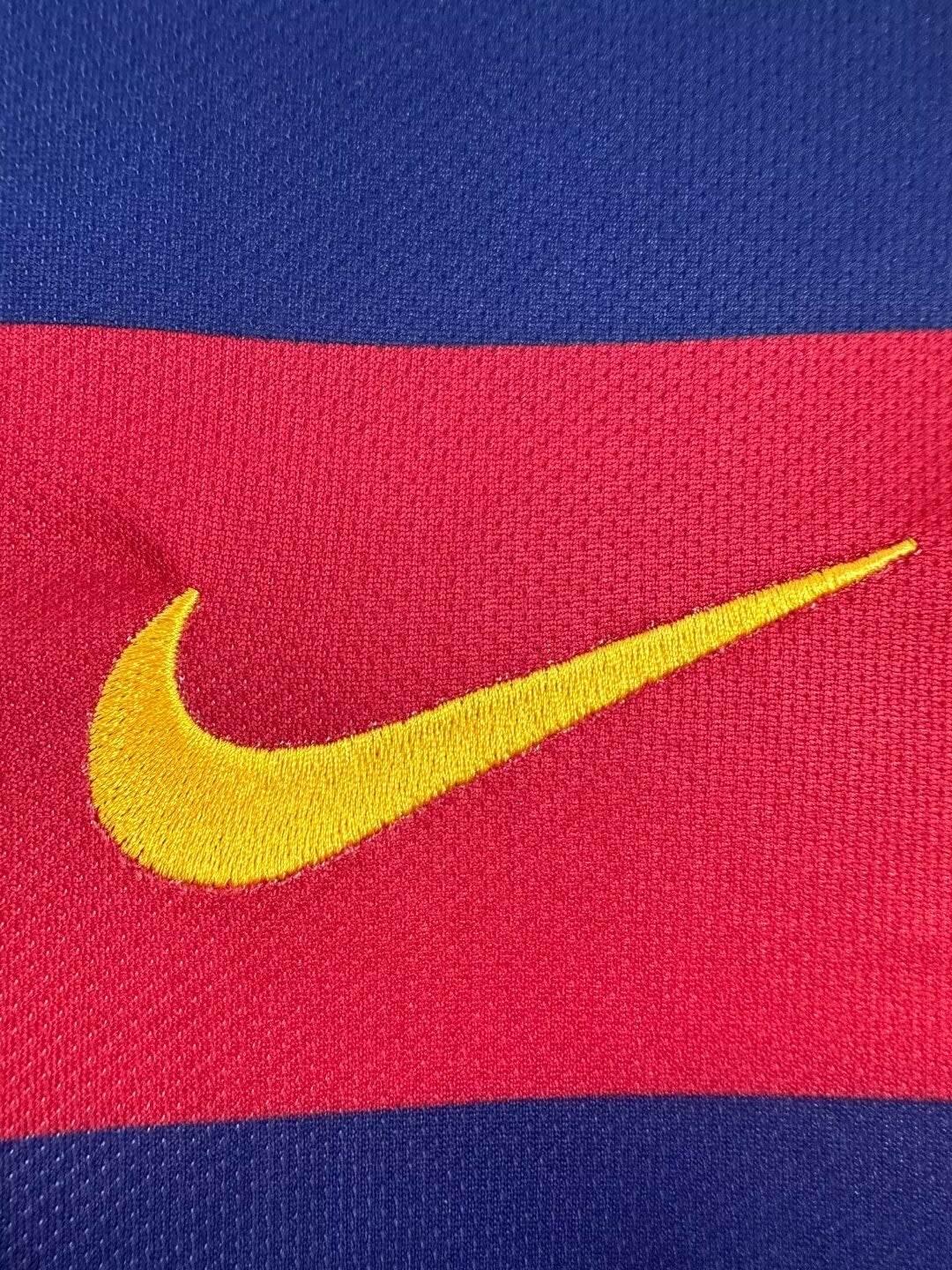 CAMISETA BARCELONA I 15/16 HOMBRE (RETRO) MANGA LARGA - ZonaCamisetas