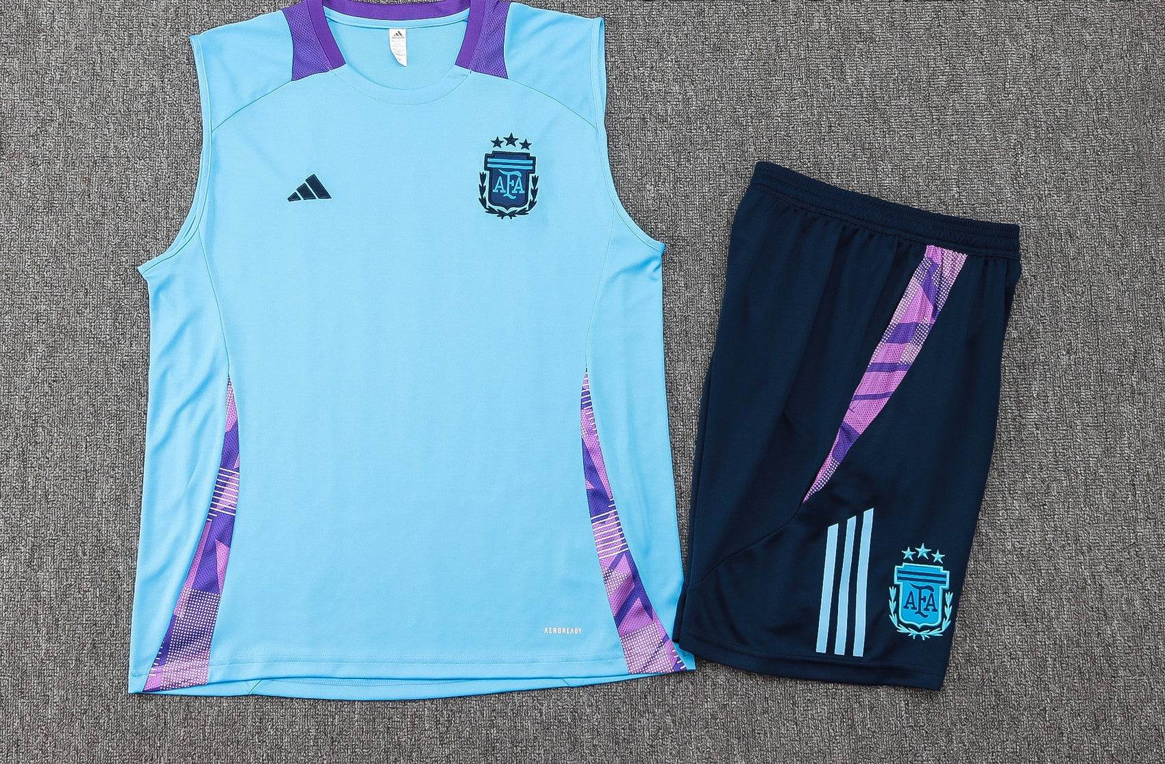 CONJUNTO SIN MANGAS ARGENTINA ENTRENAMIENTO Il 24/25 HOMBRE - ZonaCamisetas