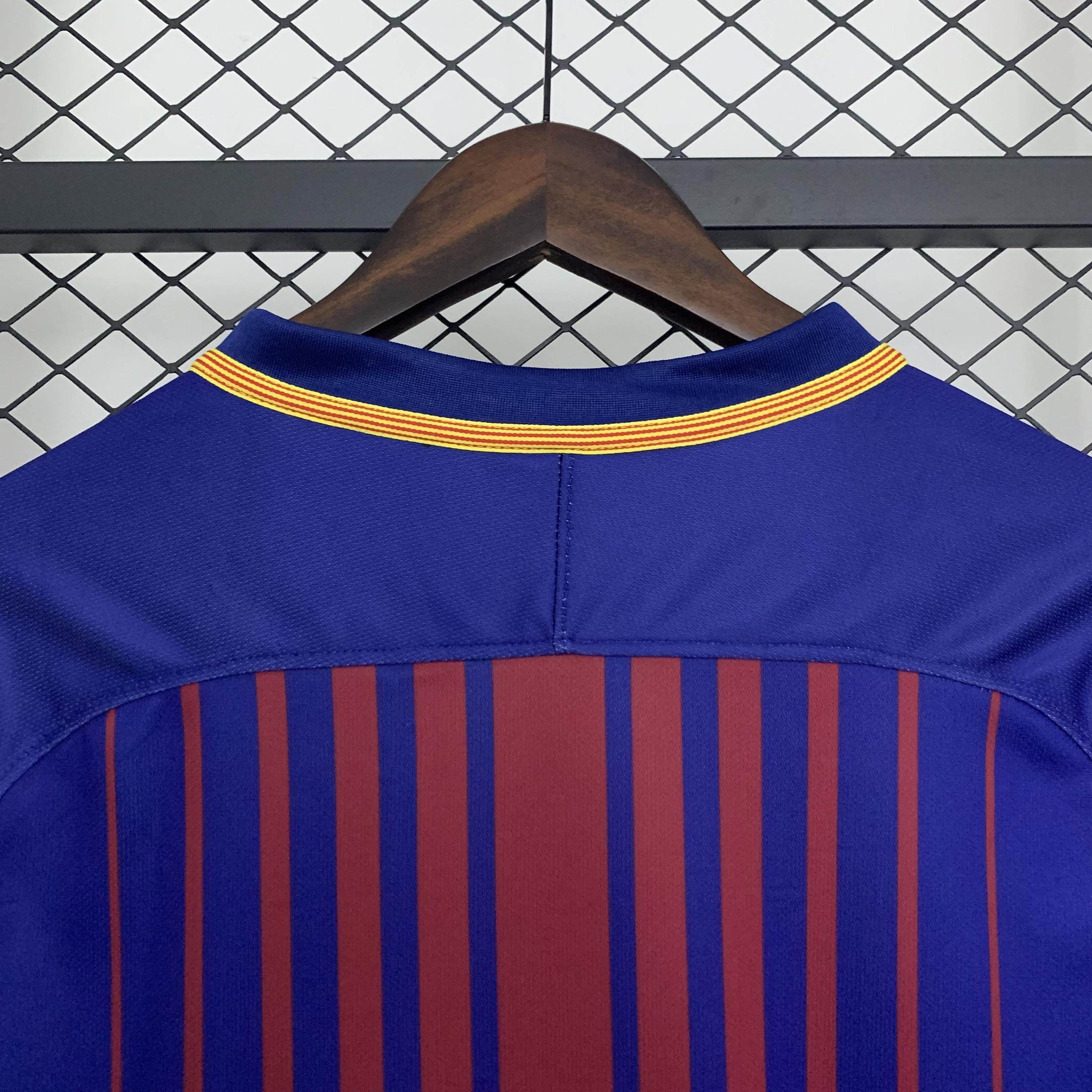 CAMISETA BARCELONA I 17/18 HOMBRE MANGA LARGA (RETRO) - ZonaCamisetas