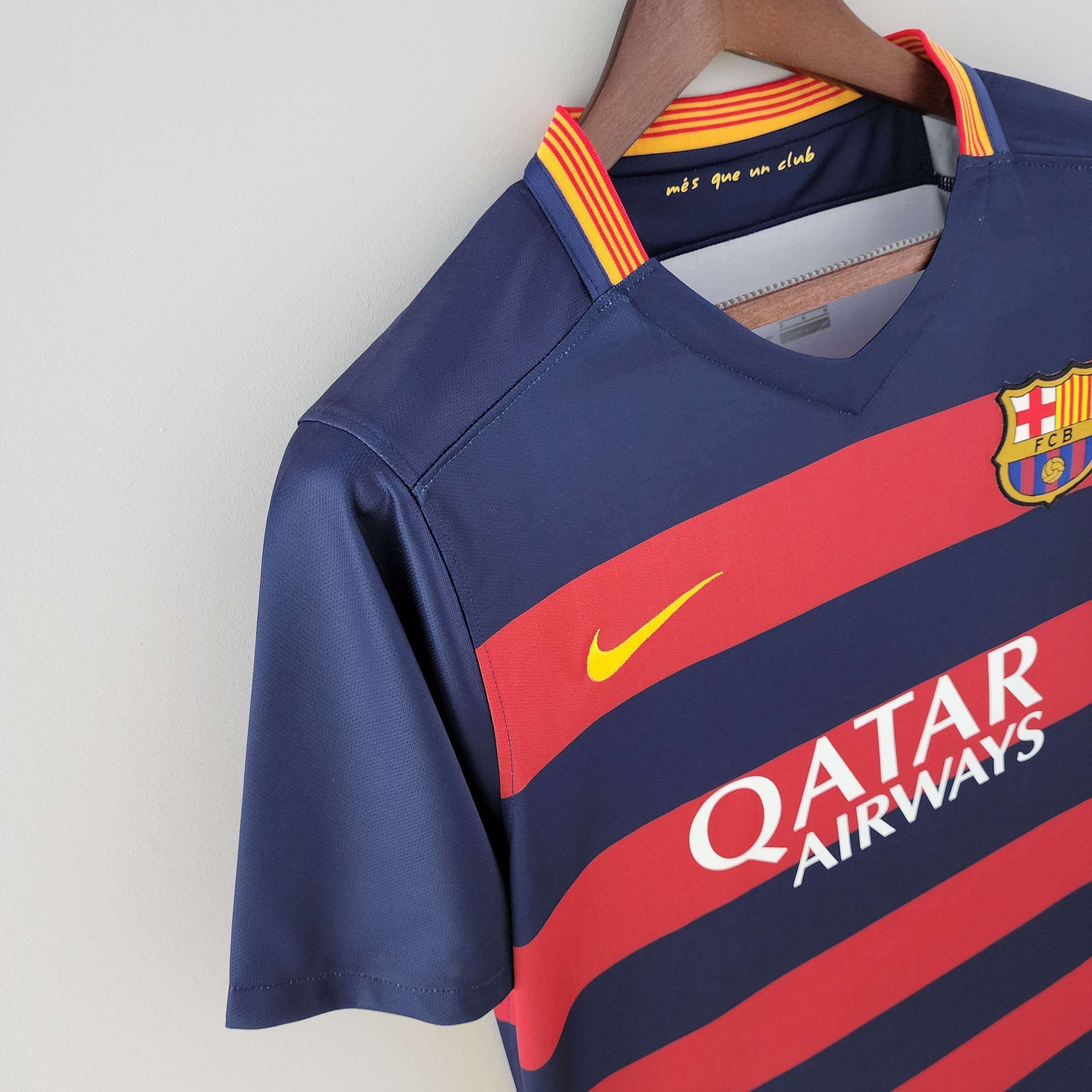 CAMISETA BARCELONA I 15/16 HOMBRE (RETRO) - ZonaCamisetas