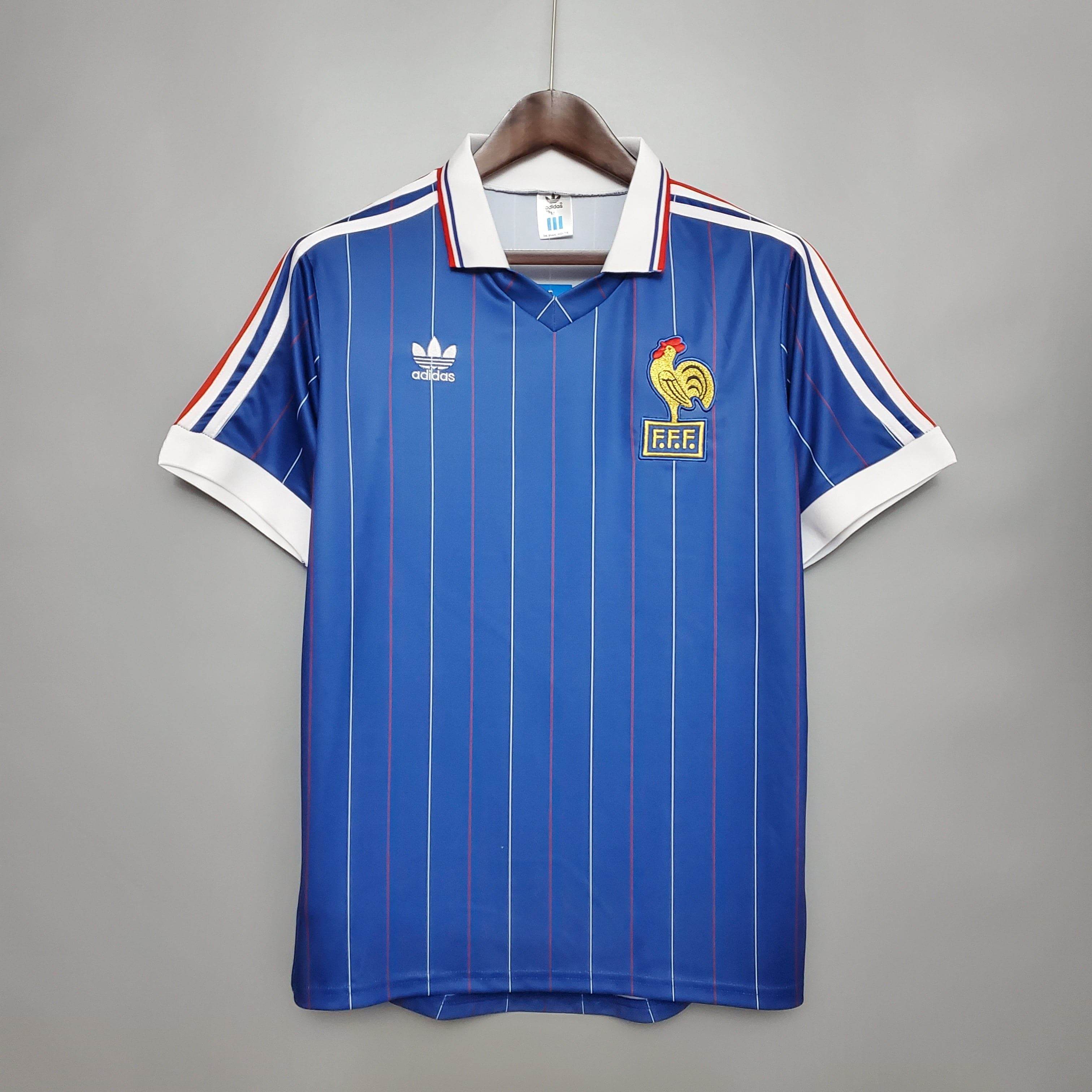 CAMISETA FRANCIA I 82/83 HOMBRE (RETRO) - ZonaCamisetas