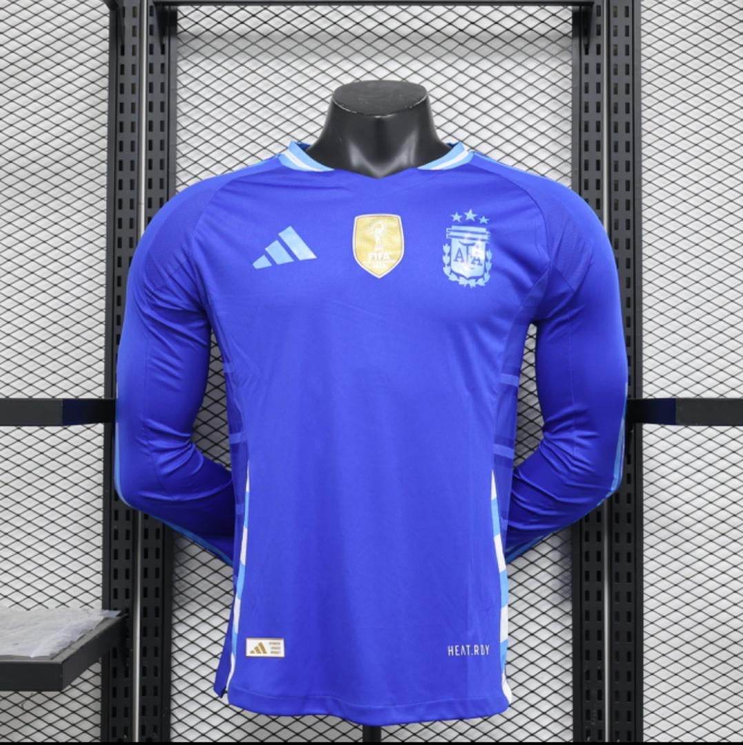 CAMISETA ARGENTINA Il 2024 HOMBRE MANGA LARGA (VERSIÓN JUGADOR) - ZonaCamisetas