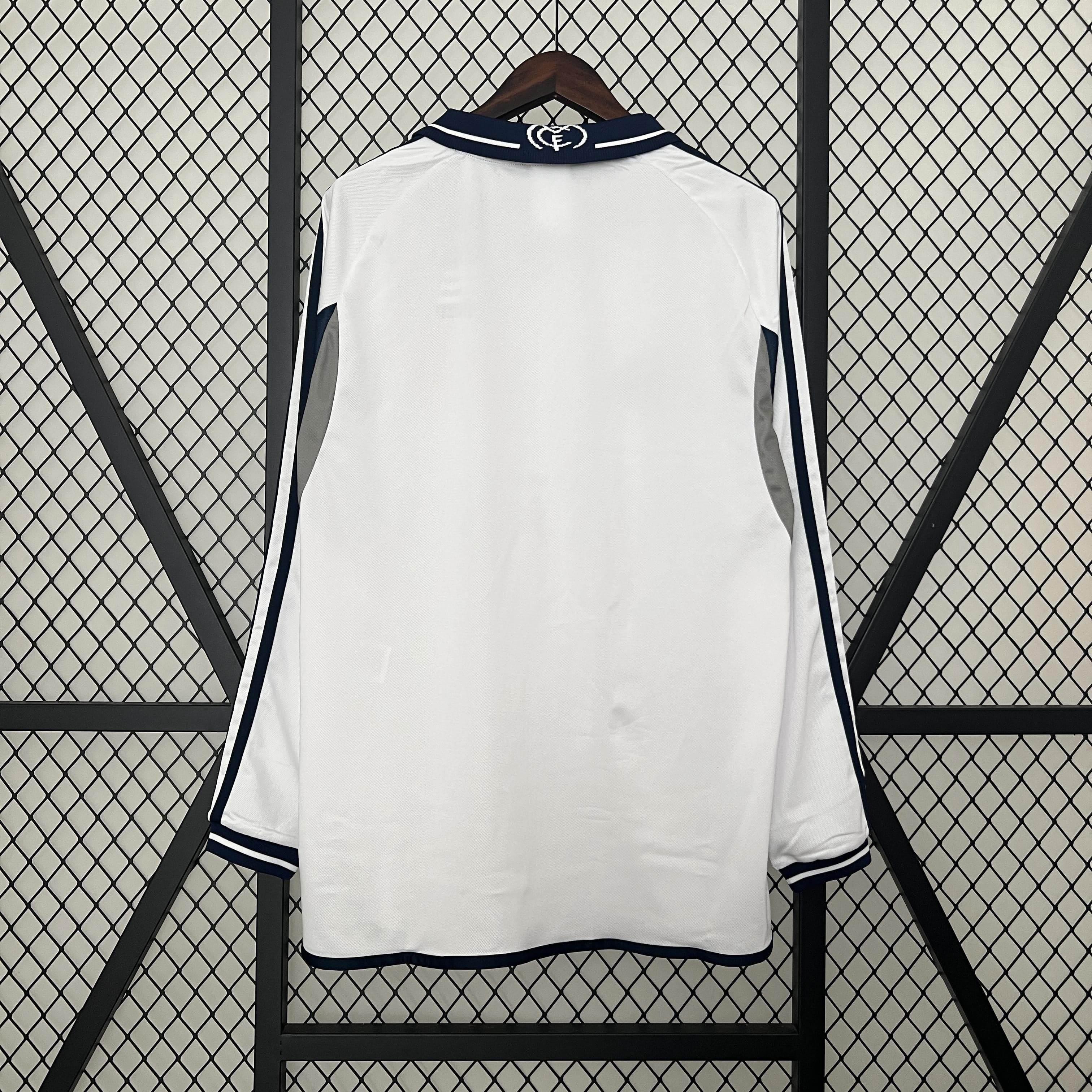 CAMISETA REAL MADRID l 00/01 MANGA LARGA HOMBRE (RETRO) - ZonaCamisetas