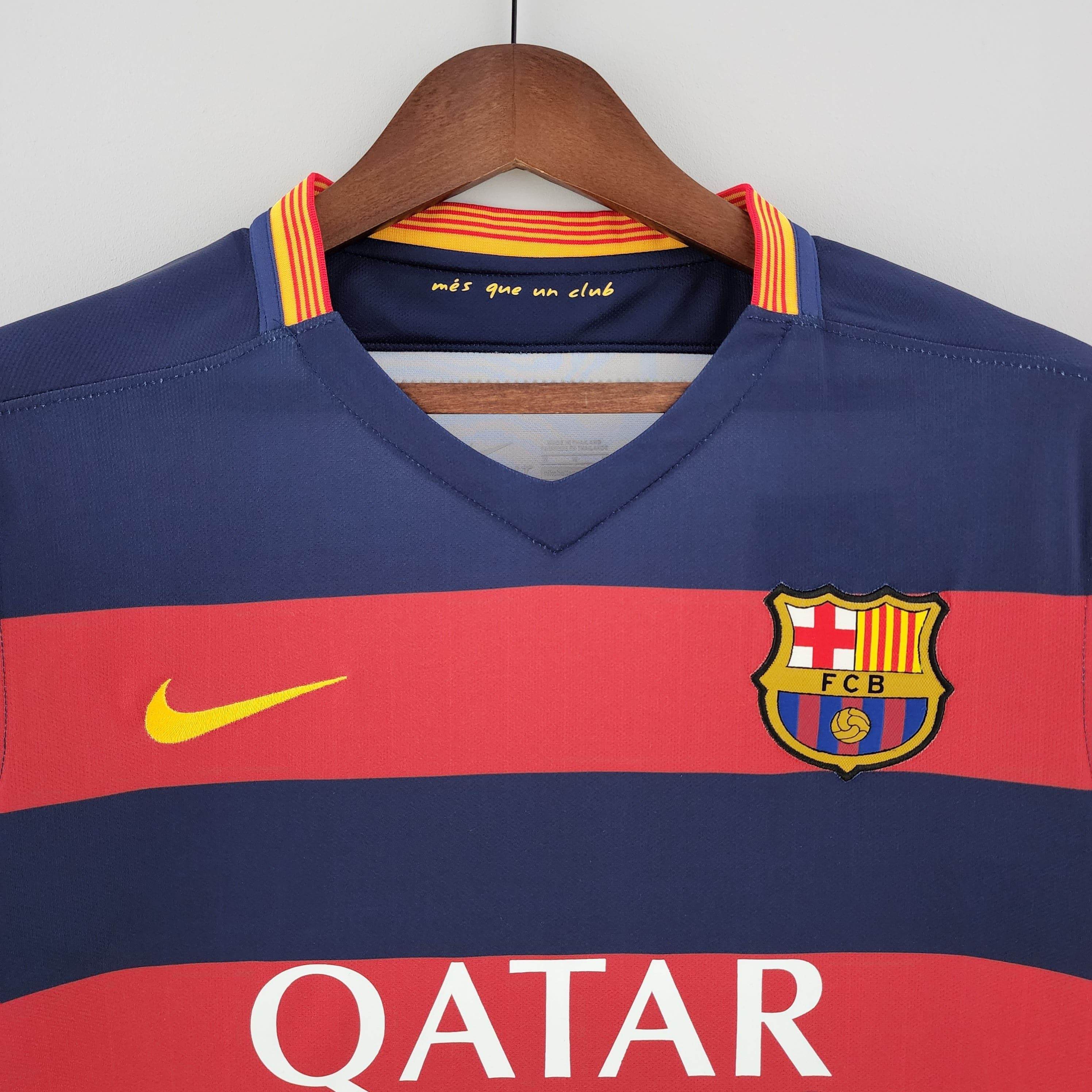 CAMISETA BARCELONA I 15/16 HOMBRE (RETRO) - ZonaCamisetas