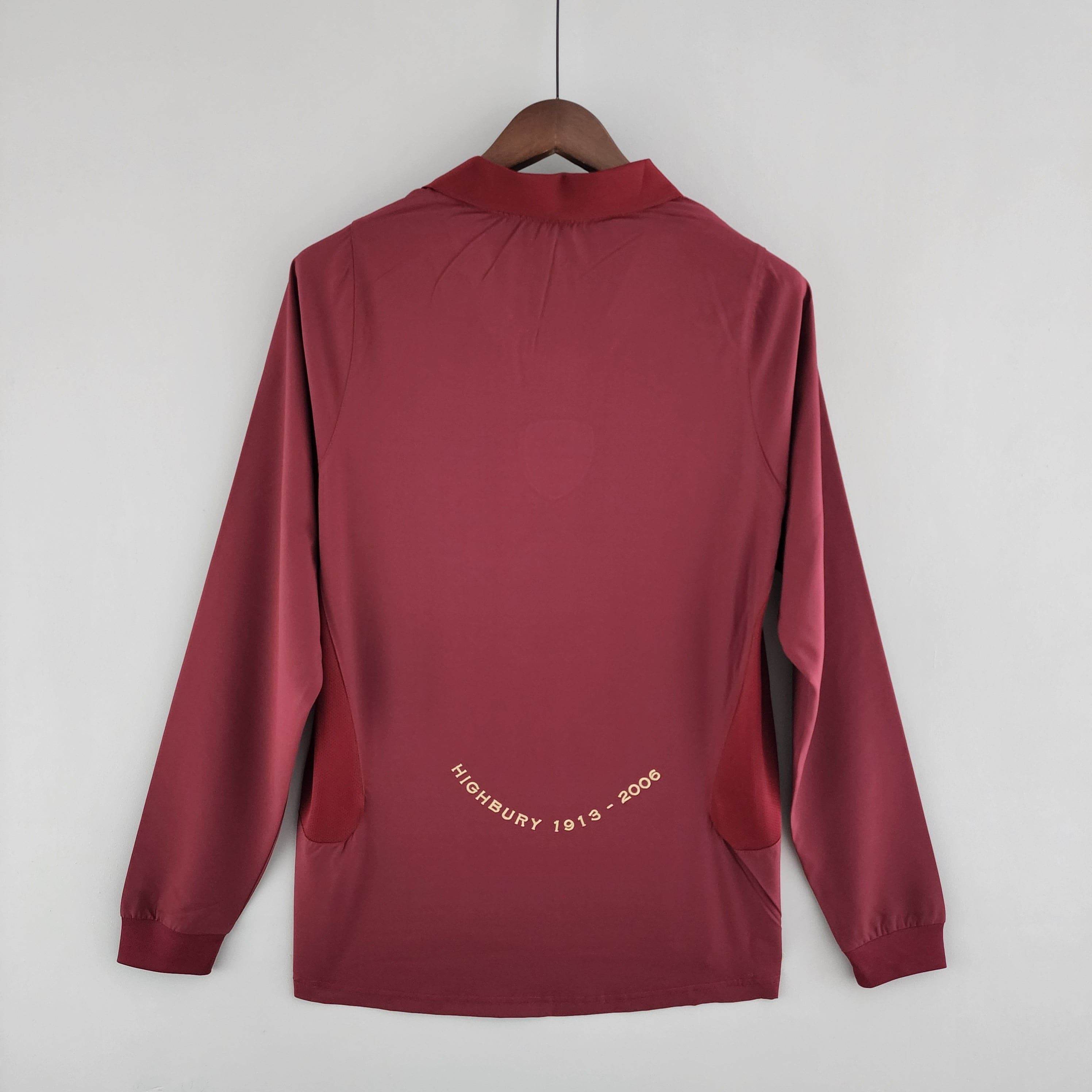 CAMISETA ARSENAL I 05/06 HOMBRE (RETRO) MANGA LARGA - ZonaCamisetas