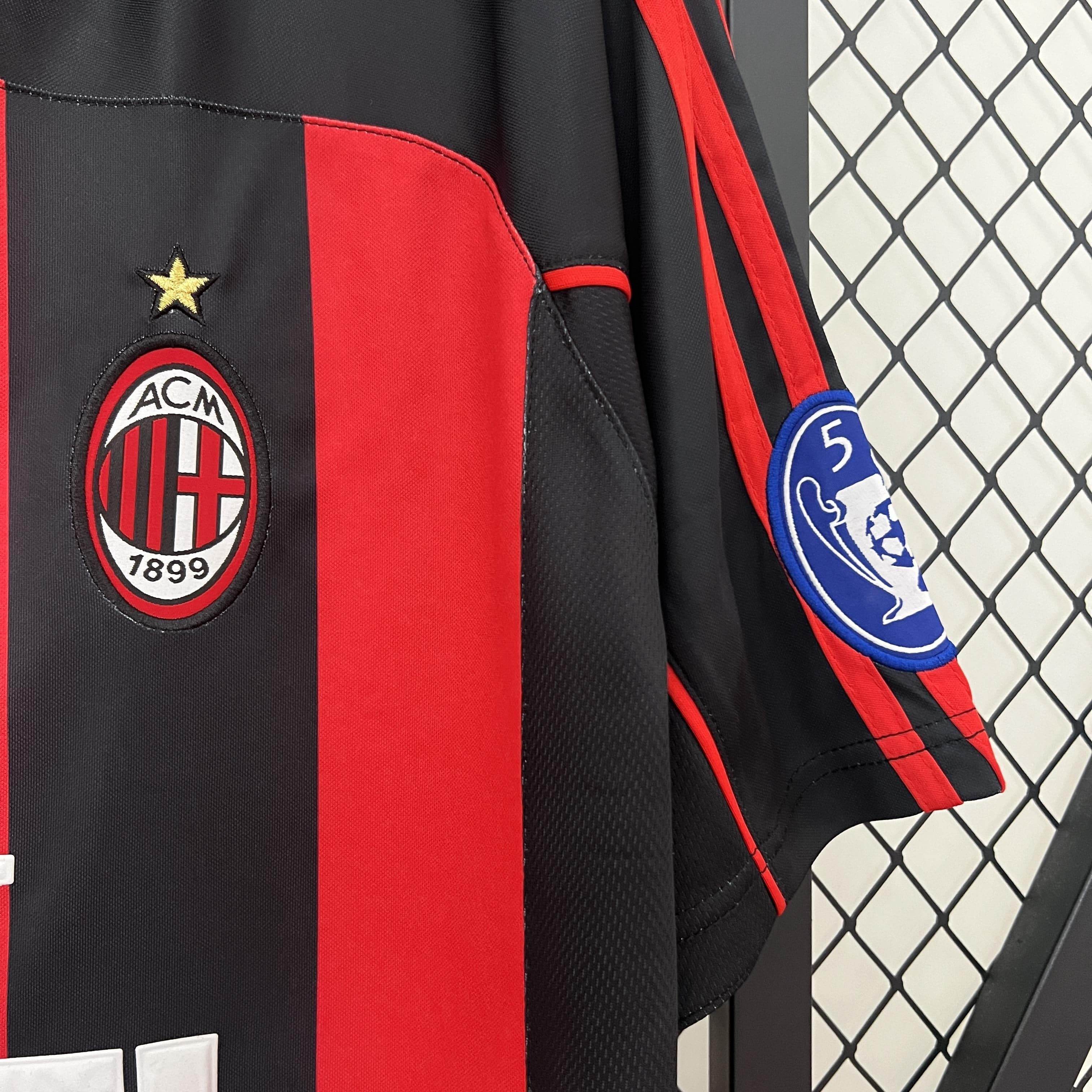 CAMISETA AC MILAN I 00/01 HOMBRE (RETRO) - ZonaCamisetas