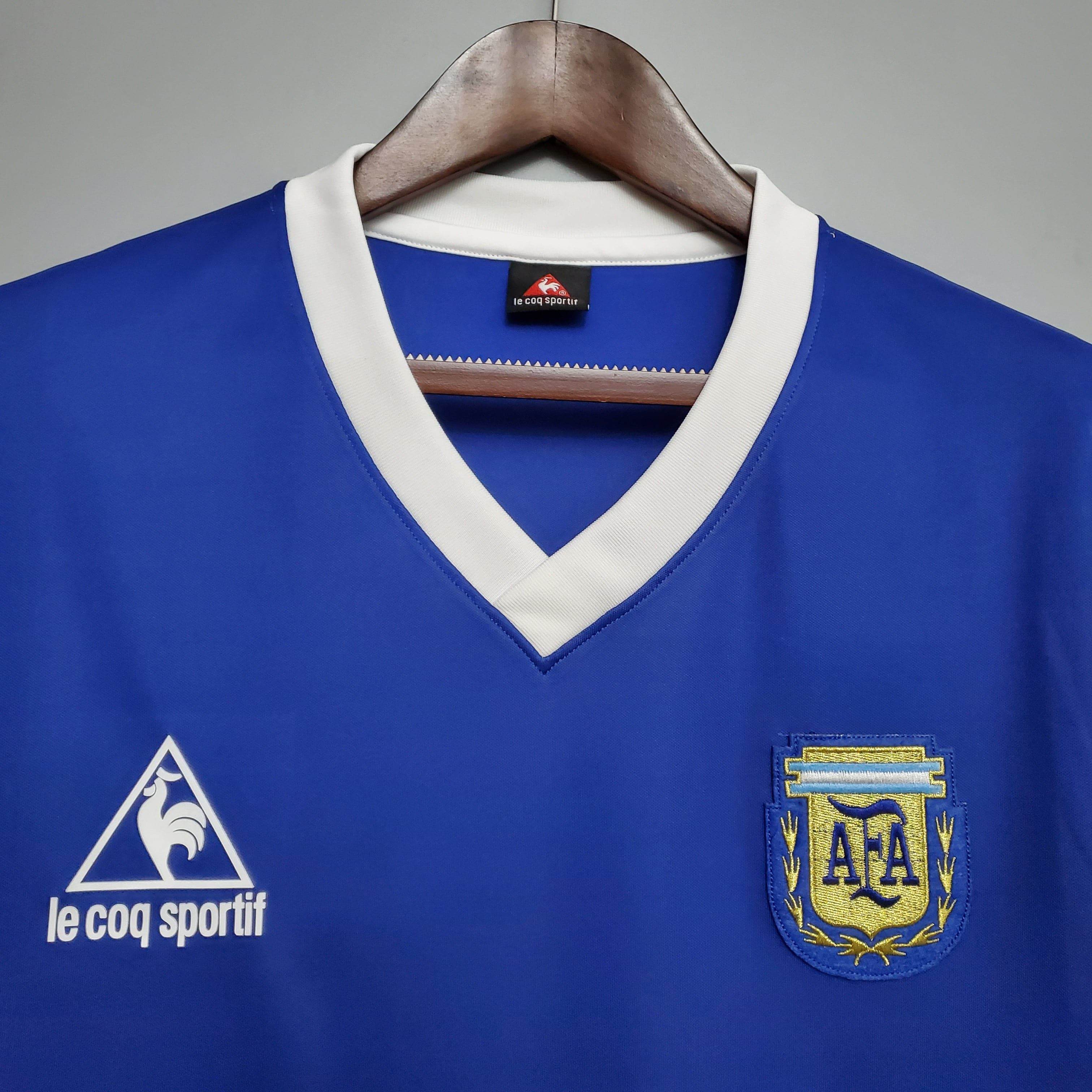 CAMISETA ARGENTINA II 86/87 HOMBRE (RETRO) - ZonaCamisetas