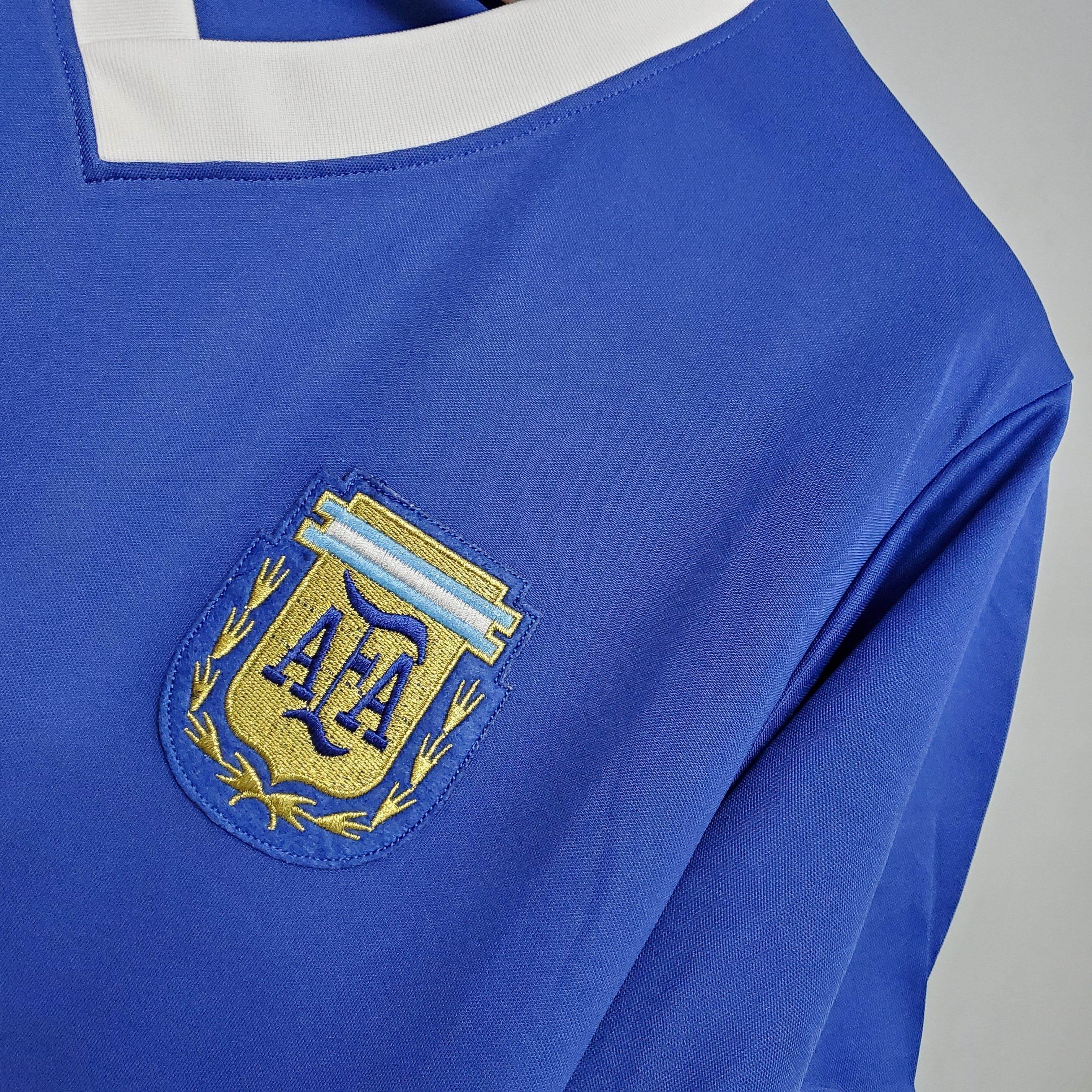 CAMISETA ARGENTINA II 86/87 HOMBRE (RETRO) - ZonaCamisetas