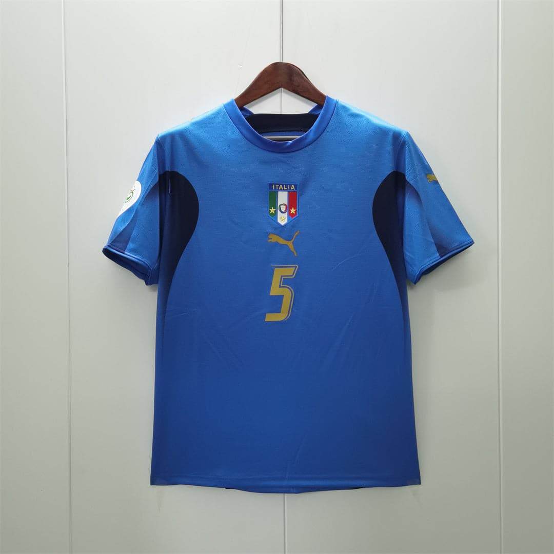 CAMISETA ITALIA I MUNDIAL 2006 HOMBRE (RETRO) - ZonaCamisetas
