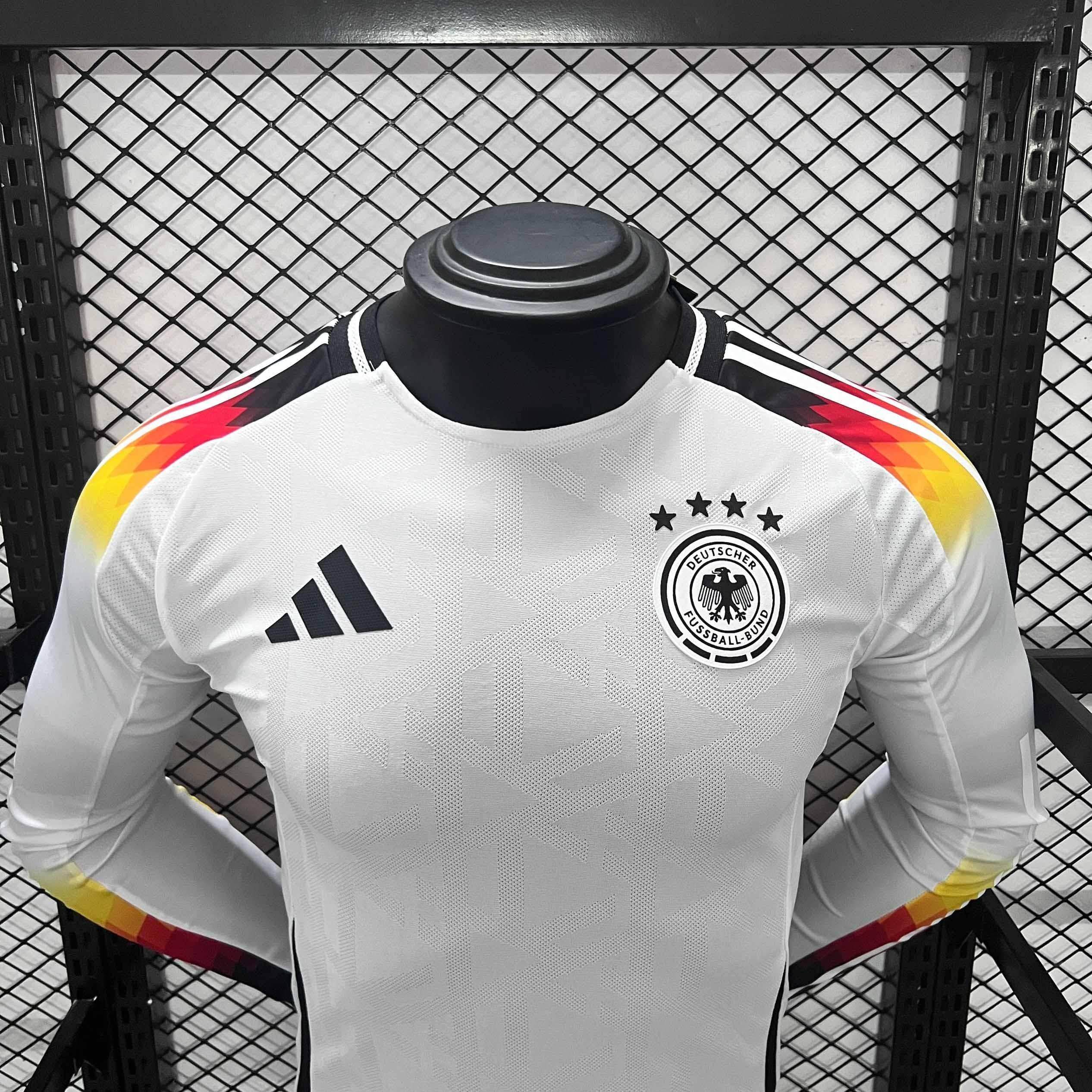 CAMISETA ALEMANIA I EURO 2024 HOMBRE MANGA LARGA (VERSIÓN JUGADOR) - ZonaCamisetas