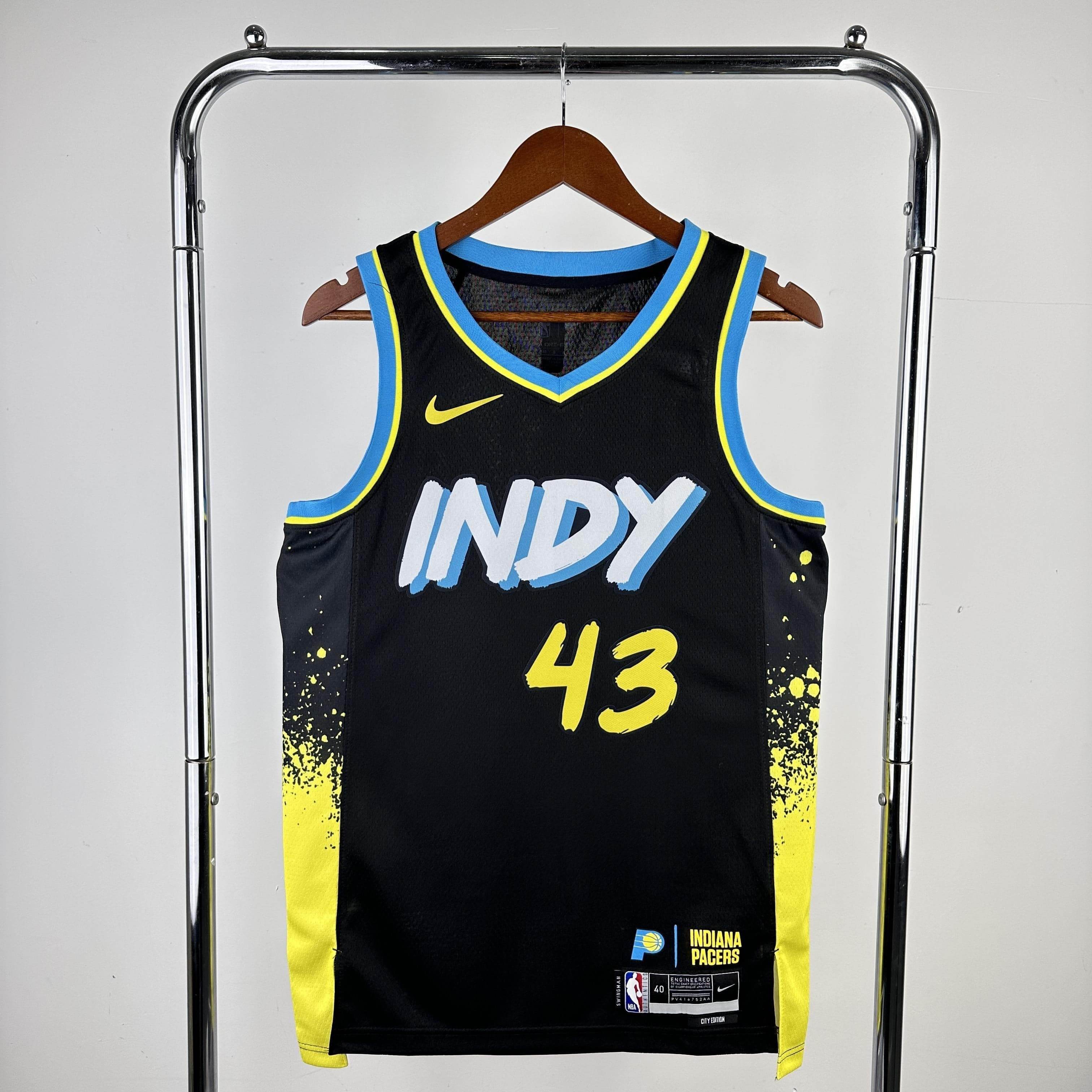 CAMISETA PACERS SEASON 24 HOMBRE EDICIÓN SIAKAM (NBA) - ZonaCamisetas