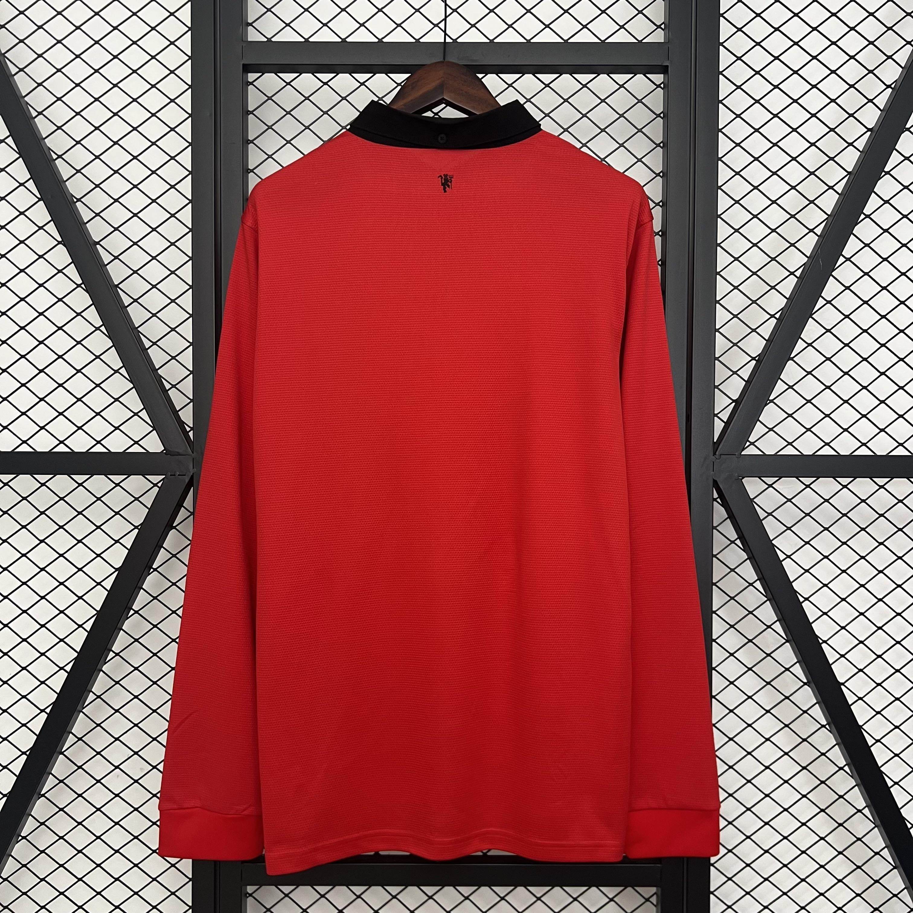 CAMISETA MANCHESTER UNITED I 13/14 HOMBRE (RETRO) MANGA LARGA - ZonaCamisetas