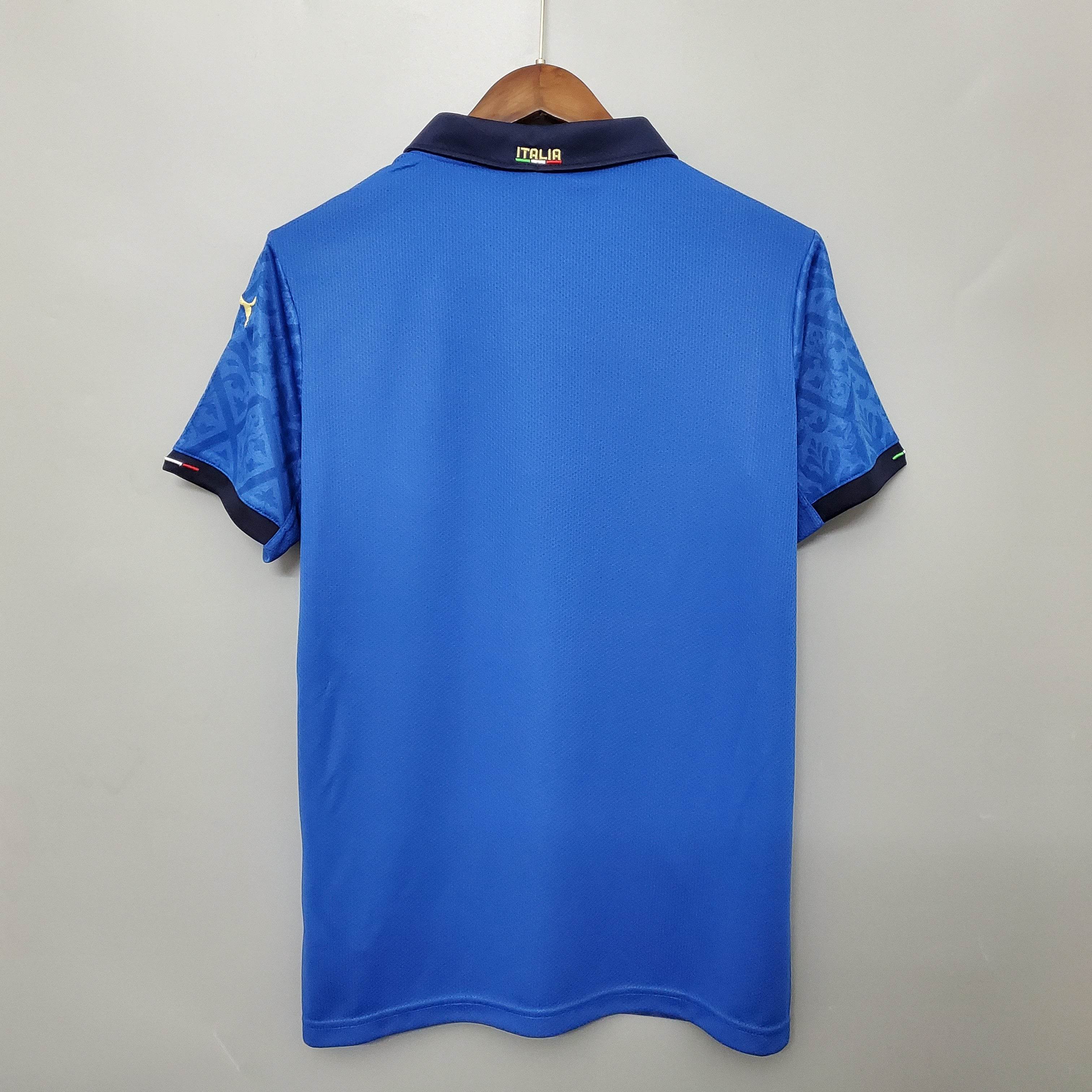 CAMISETA ITALIA EURO 2021 HOMBRE (RETRO) - ZonaCamisetas