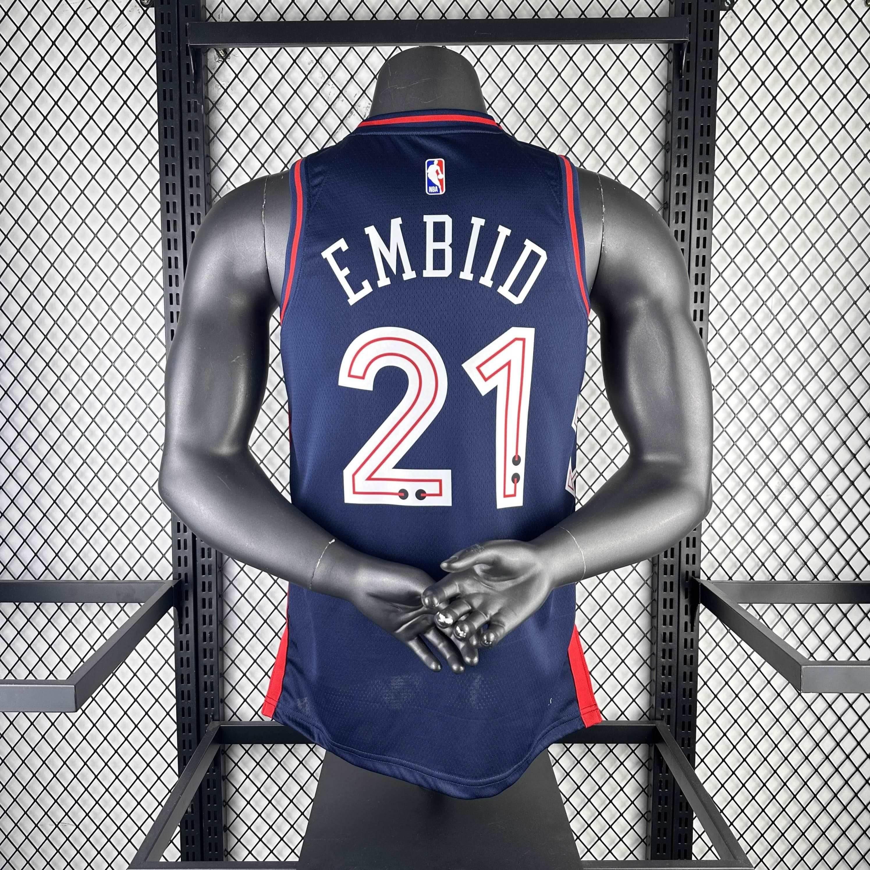CAMISETA 76ers SEASON 24 HOMBRE EDICIÓN EMBIID (NBA) - ZonaCamisetas