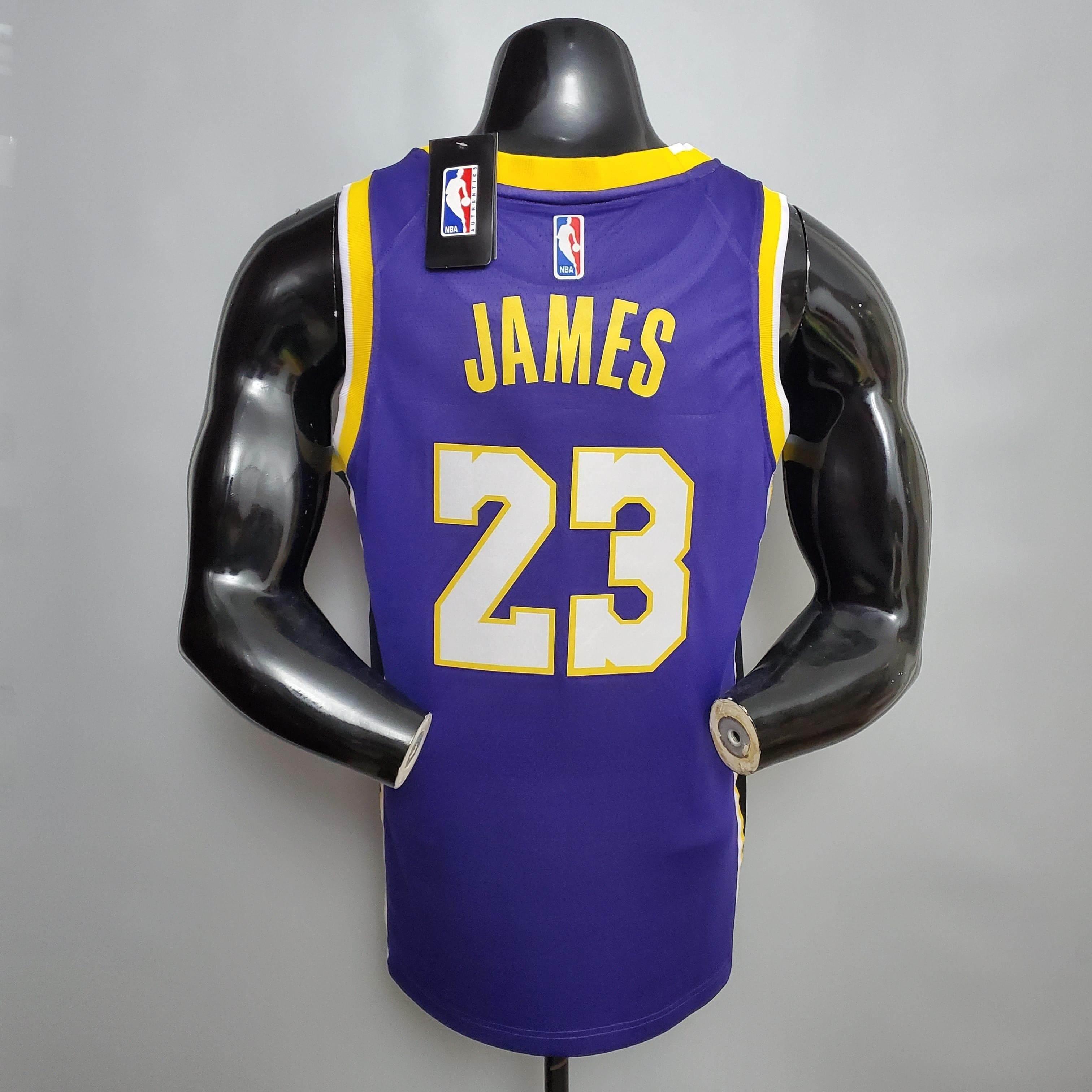 CAMISETA LAKERS SEASON 23 HOMBRE EDICION JAMES (NBA) - ZonaCamisetas