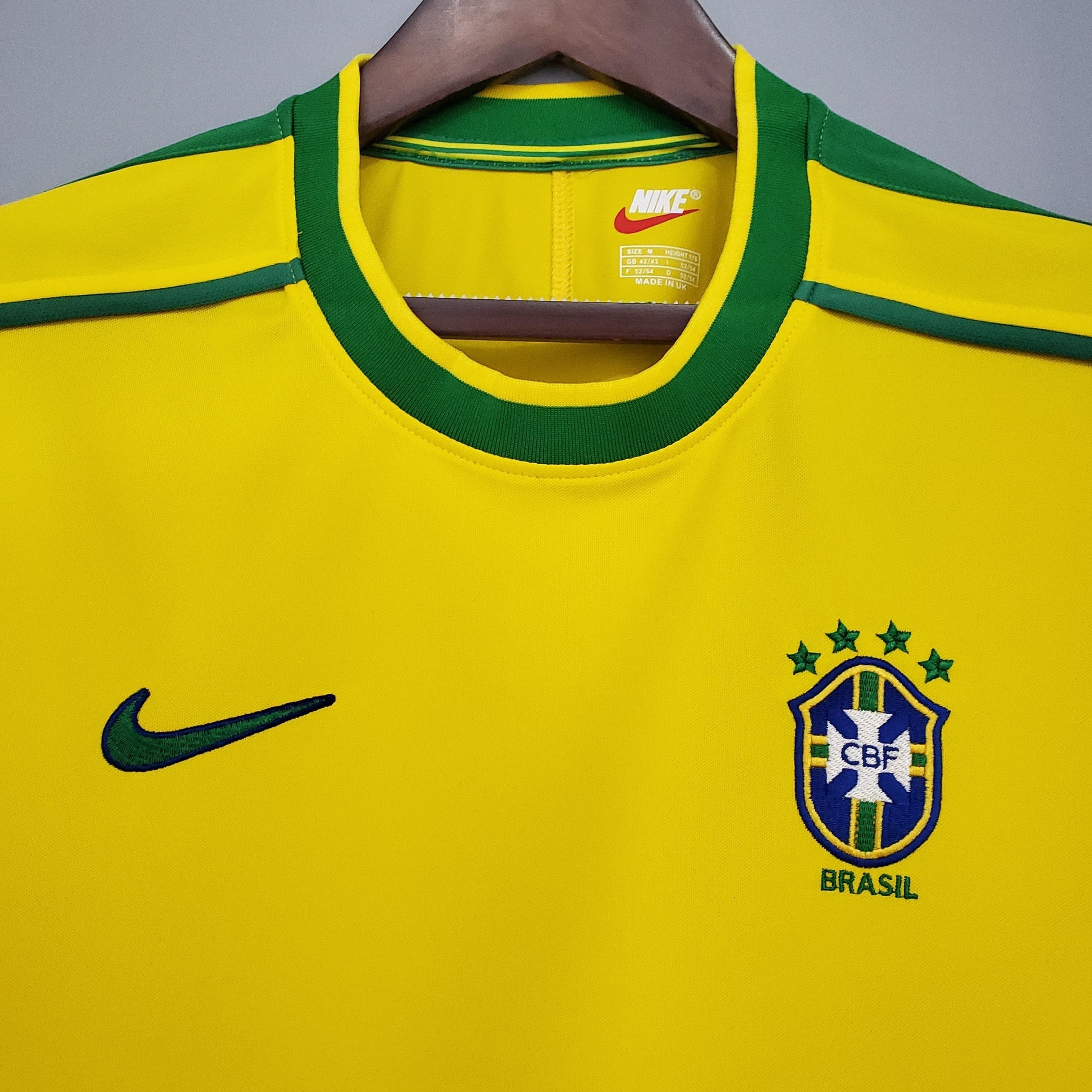 CAMISETA BRASIL I 98 HOMBRE (RETRO)