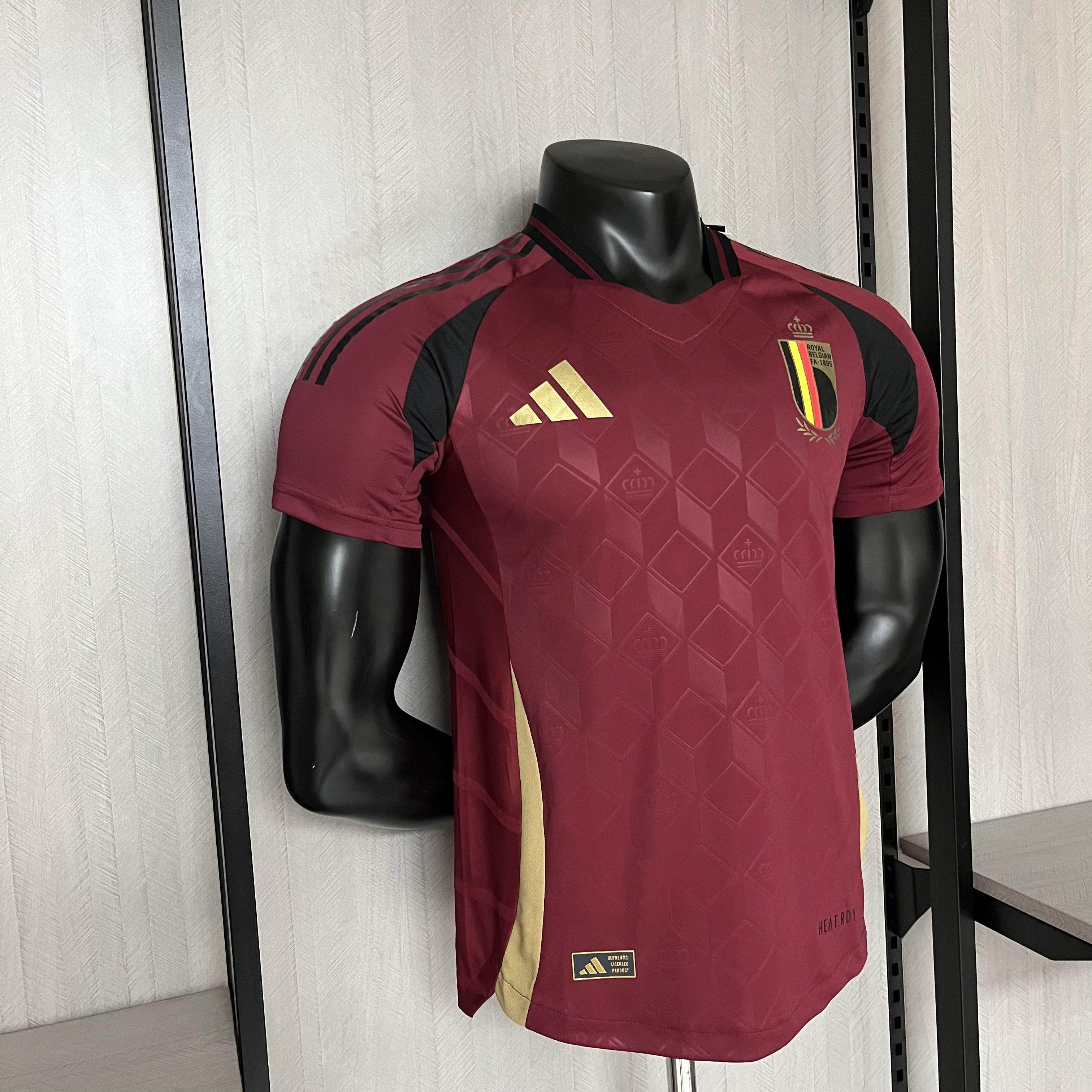 CAMISETA BELGICA I EURO 2024 HOMBRE (VERSION JUGADOR) - ZonaCamisetas