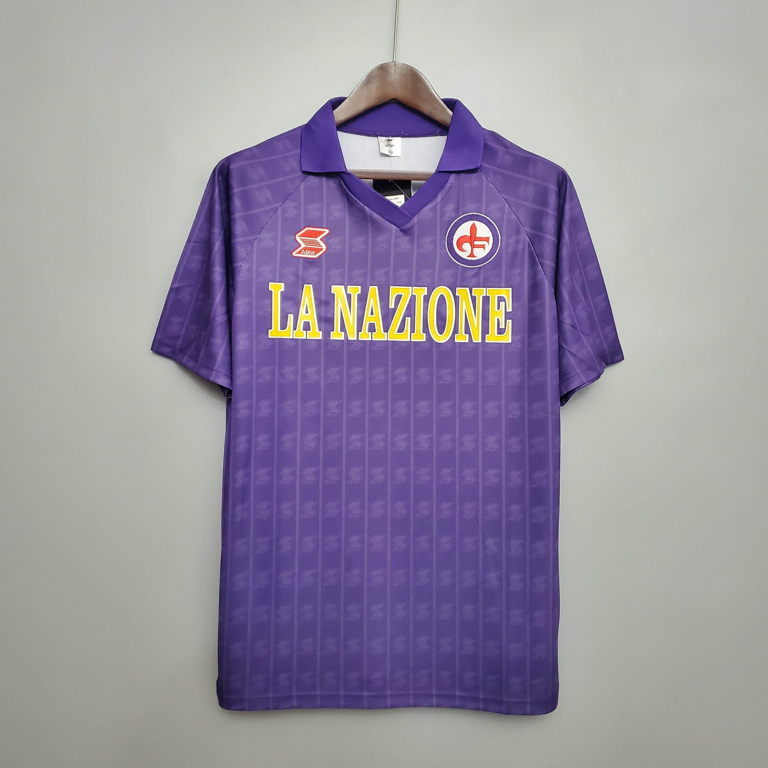 CAMISETA FIORENTINA I 89/90 HOMBRE (RETRO) - ZonaCamisetas