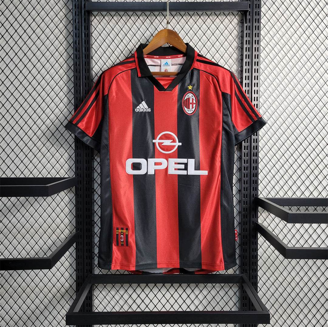CAMISETA AC MILAN I 98/00 HOMBRE (RETRO) - ZonaCamisetas