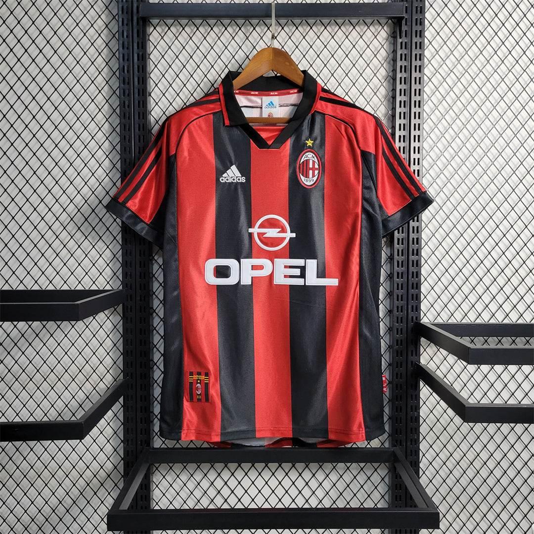 CAMISETA AC MILAN I 98/00 HOMBRE (RETRO) - ZonaCamisetas