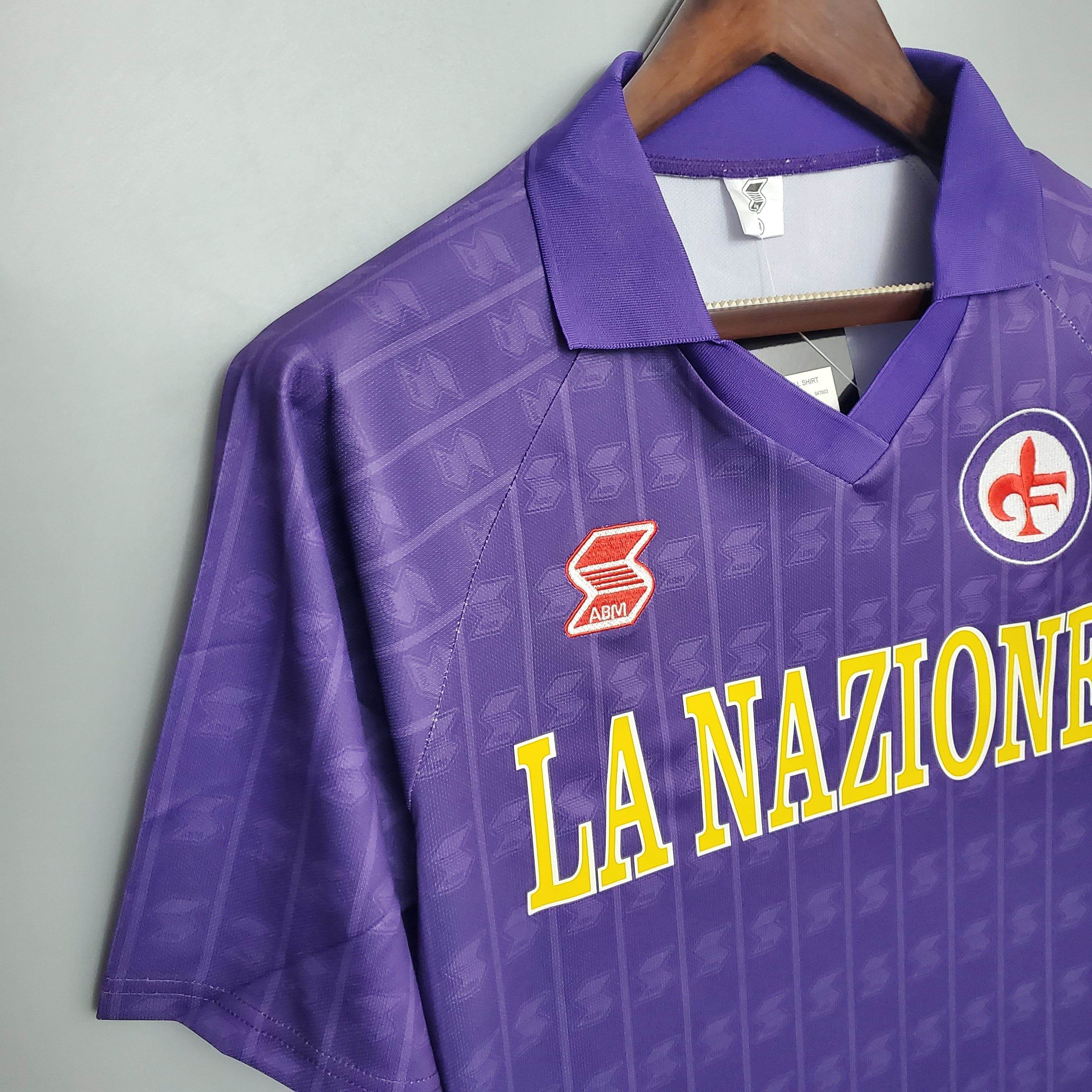 CAMISETA FIORENTINA I 89/90 HOMBRE (RETRO) - ZonaCamisetas