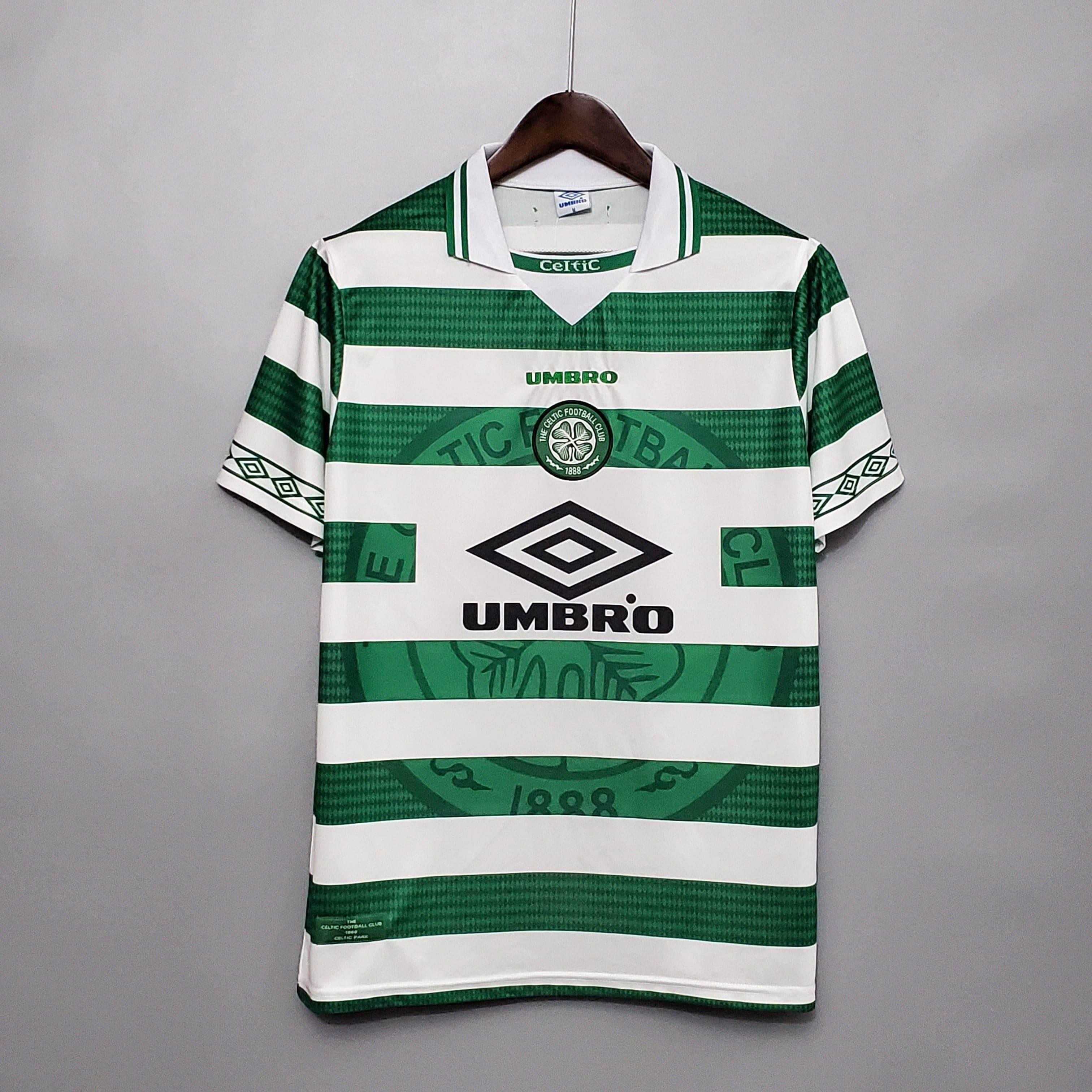 CAMISETA CELTIC I 98/99 HOMBRE (RETRO) - ZonaCamisetas