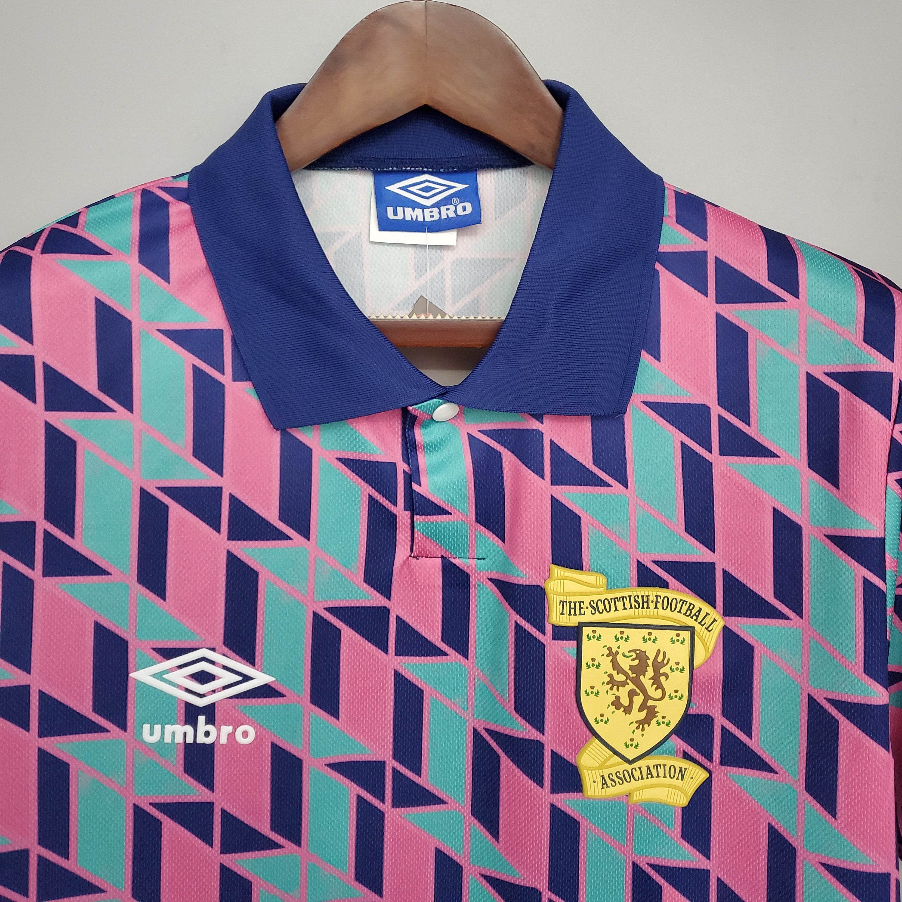 CAMISETA SCOTLAND 88/89 HOMBRE (RETRO) - ZonaCamisetas
