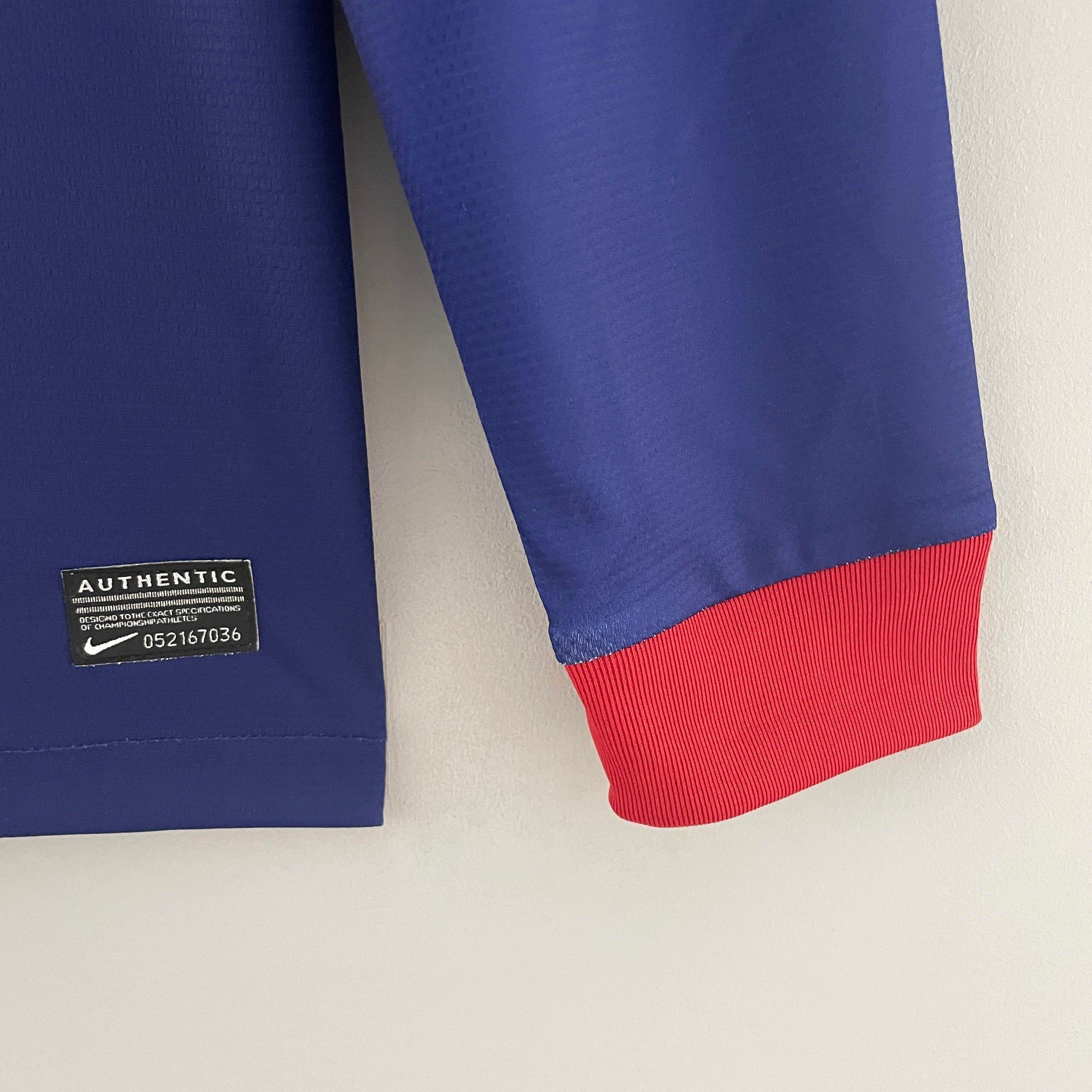 CAMISETA BARCELONA I 12/13 HOMBRE (RETRO) MANGA LARGA - ZonaCamisetas