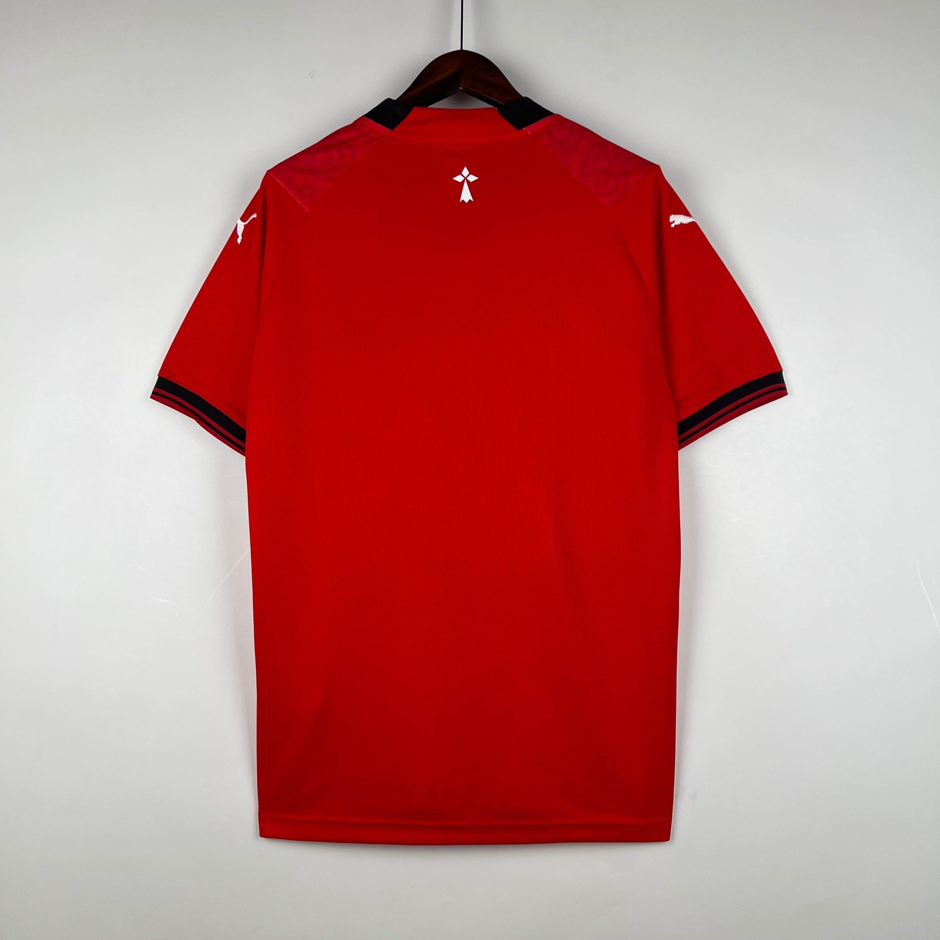 CAMISETA RENNES I 23/24 HOMBRE (VERSIÓN FAN) - ZonaCamisetas