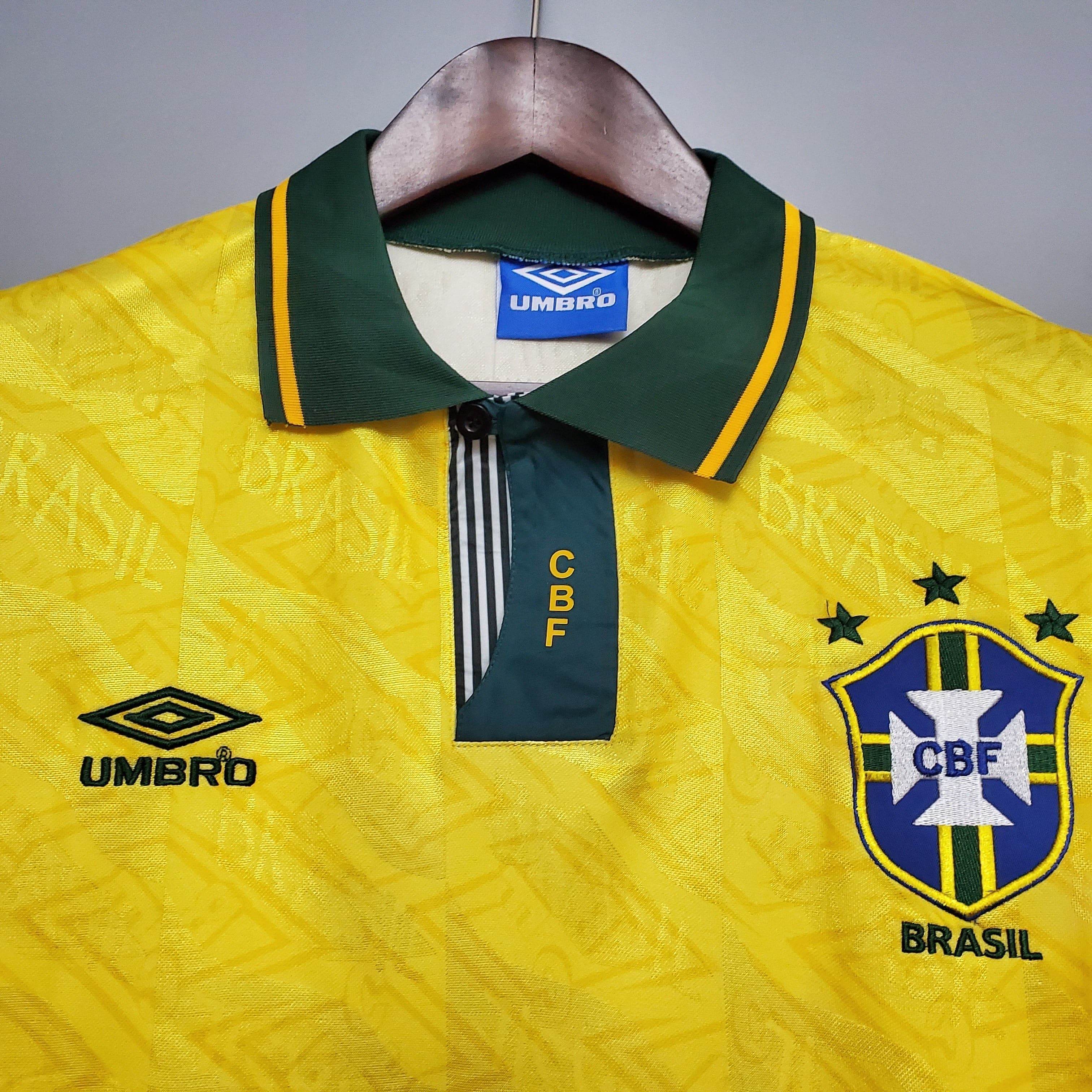 CAMISETA BRASIL I 91/93 HOMBRE (RETRO) - ZonaCamisetas