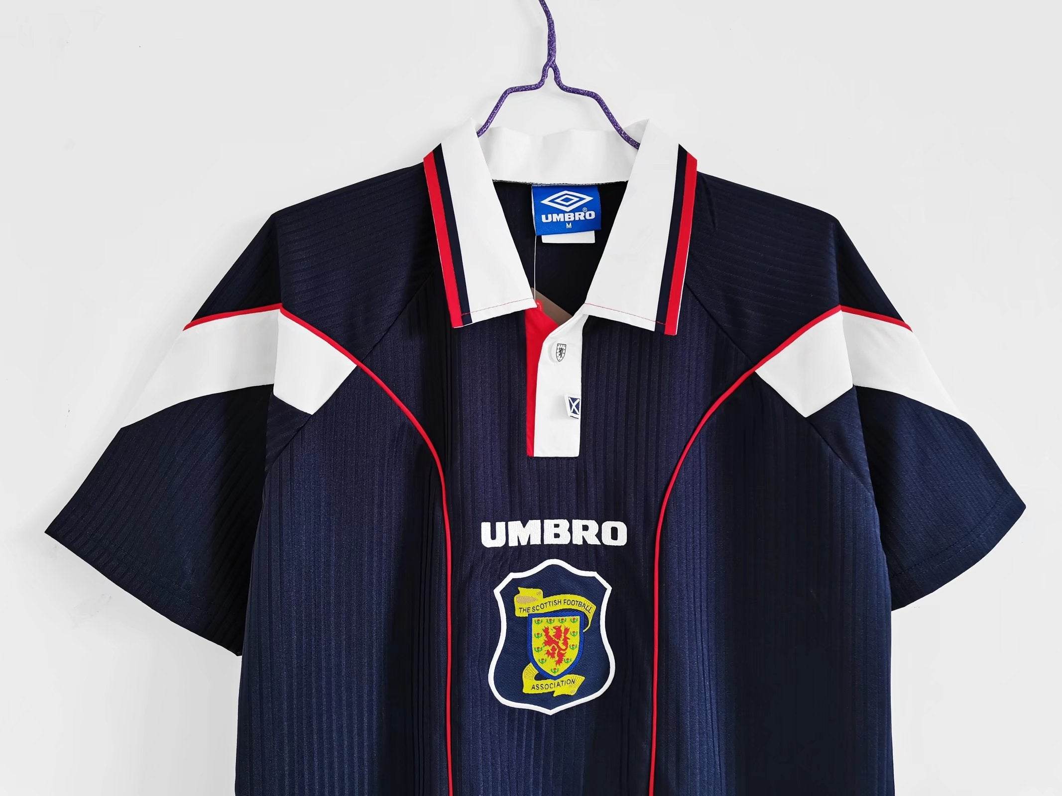 CAMISETA SCOTLAND 96/98 HOMBRE (RETRO) - ZonaCamisetas