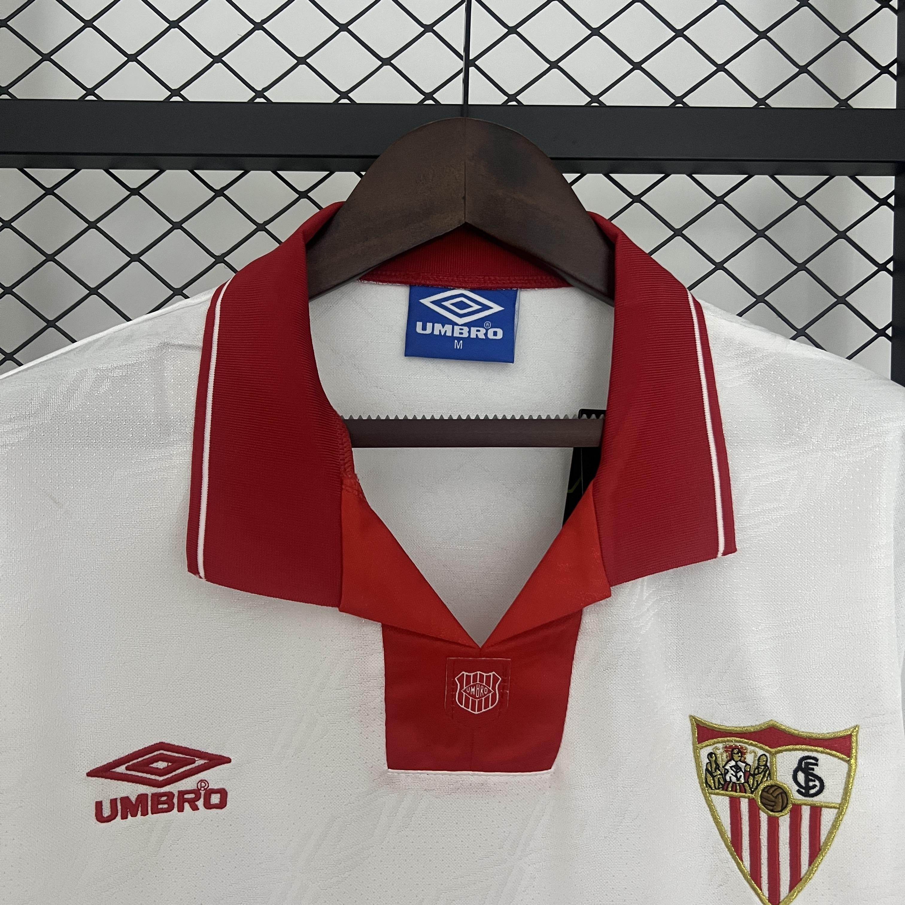 CAMISETA SEVILLA I 94/96 HOMBRE (RETRO) - ZonaCamisetas