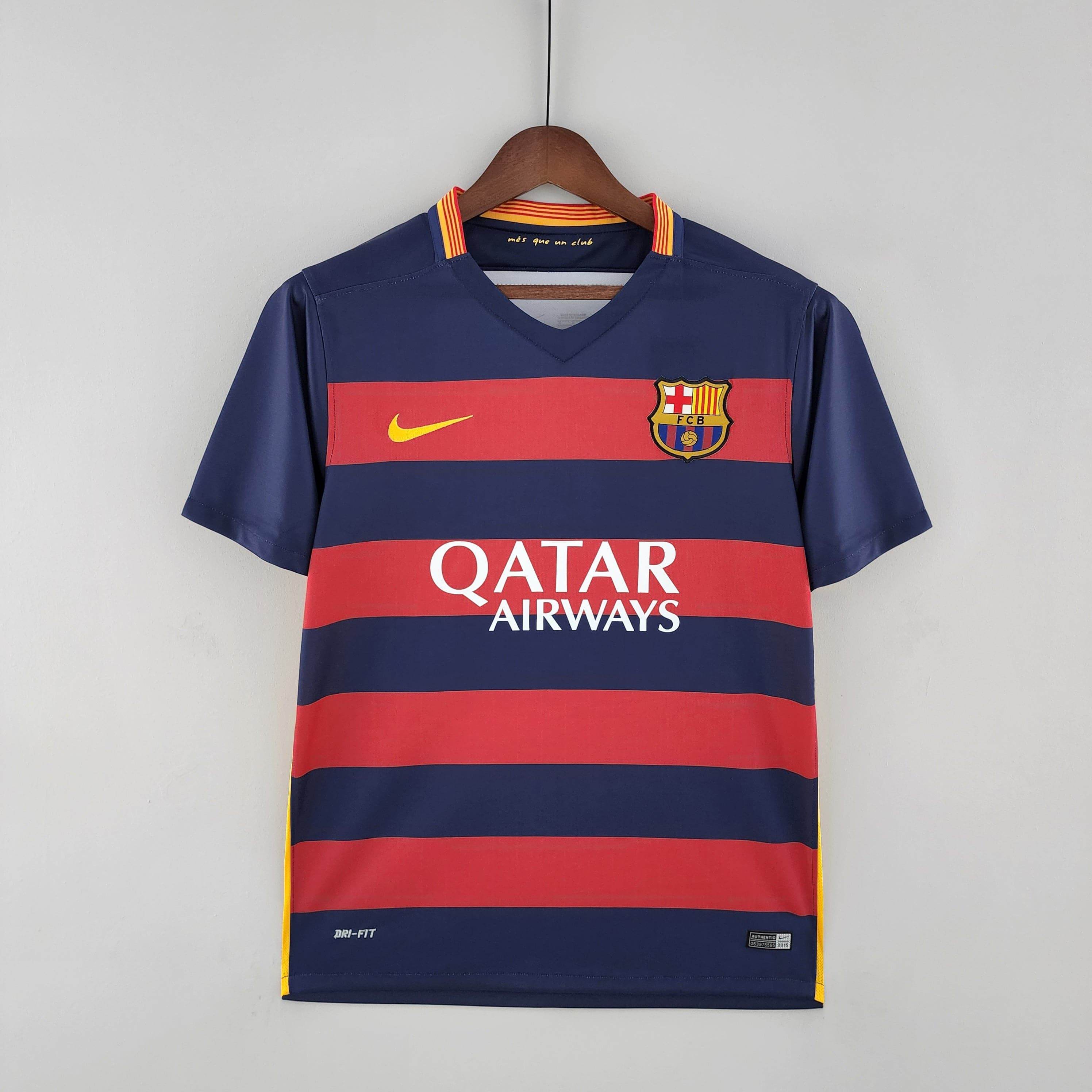 CAMISETA BARCELONA I 15/16 HOMBRE (RETRO) - ZonaCamisetas