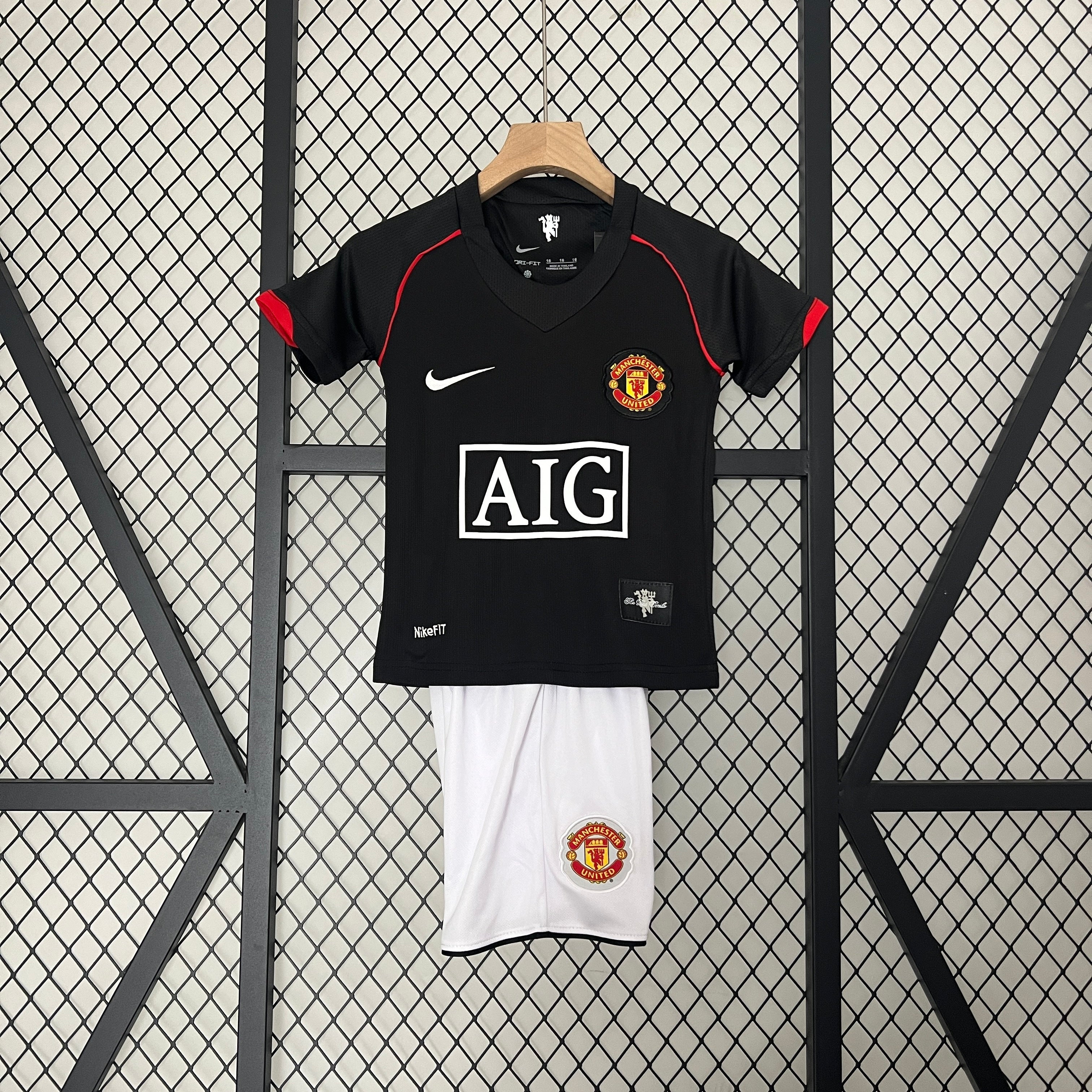 CAMISETA MANCHESTER UNITED III 07/08 CONJUNTO INFANTIL