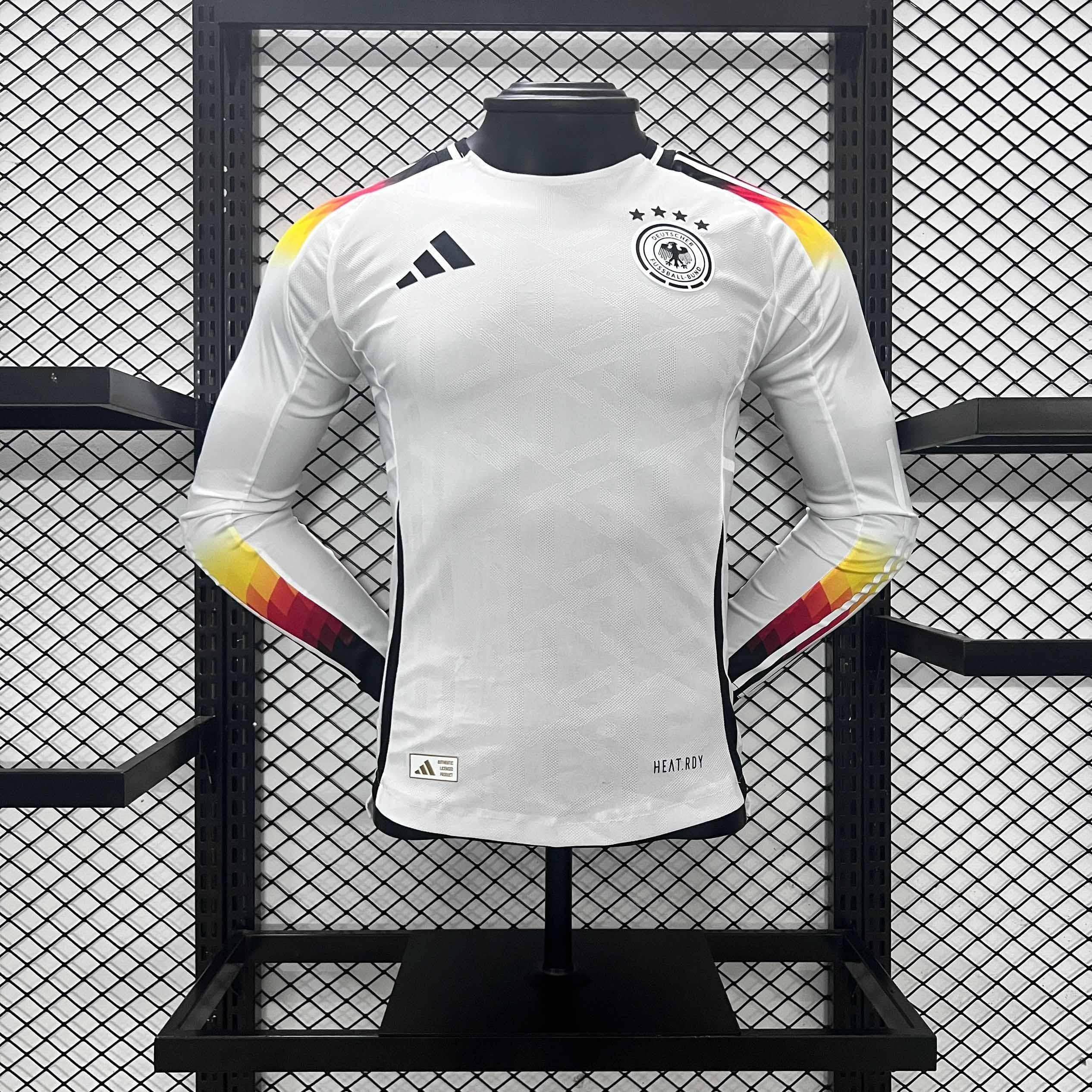 CAMISETA ALEMANIA I EURO 2024 HOMBRE MANGA LARGA (VERSIÓN JUGADOR) - ZonaCamisetas