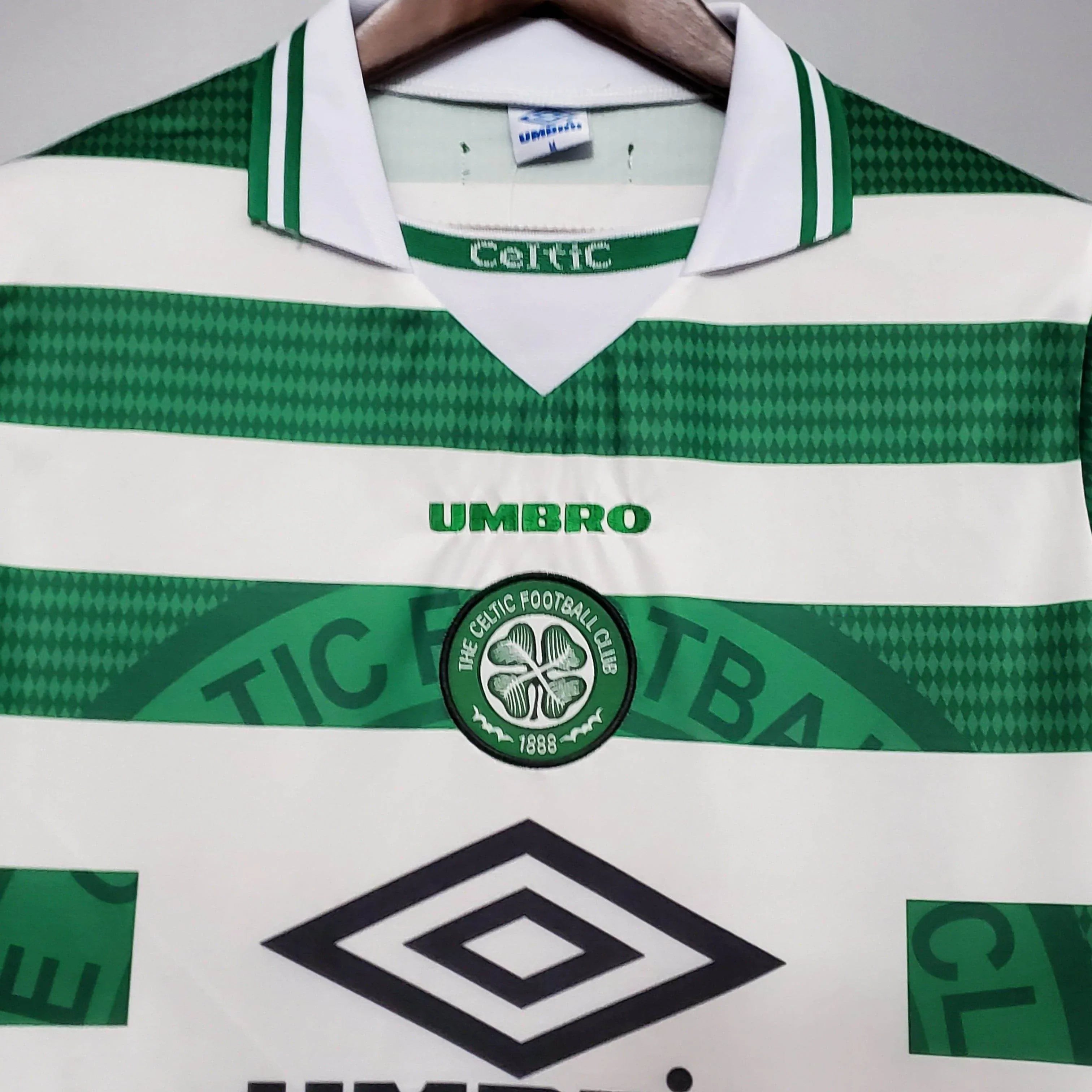CAMISETA CELTIC I 98/99 HOMBRE (RETRO) - ZonaCamisetas