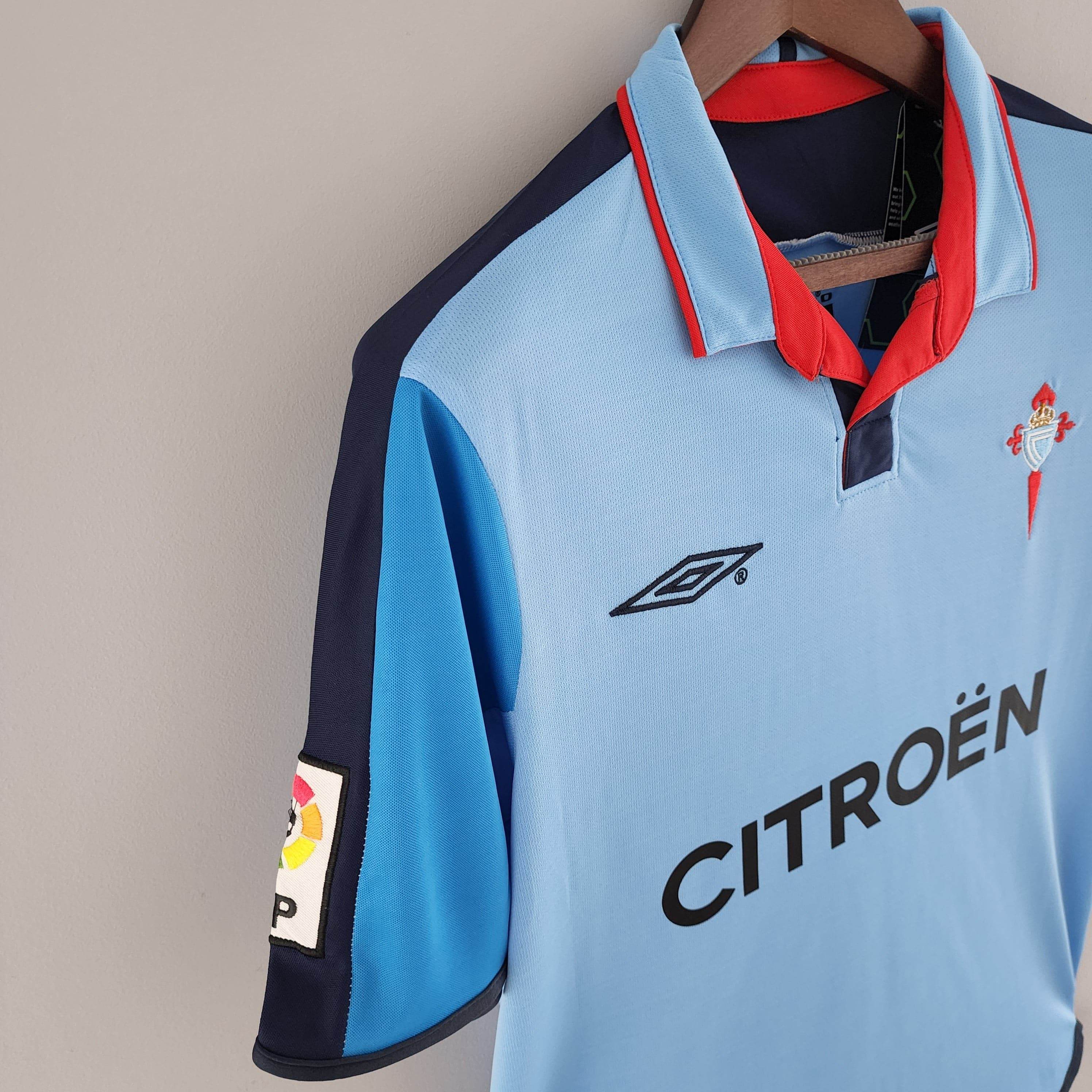 CAMISETA CELTA DE VIGO I 02/04 HOMBRE (RETRO) - ZonaCamisetas