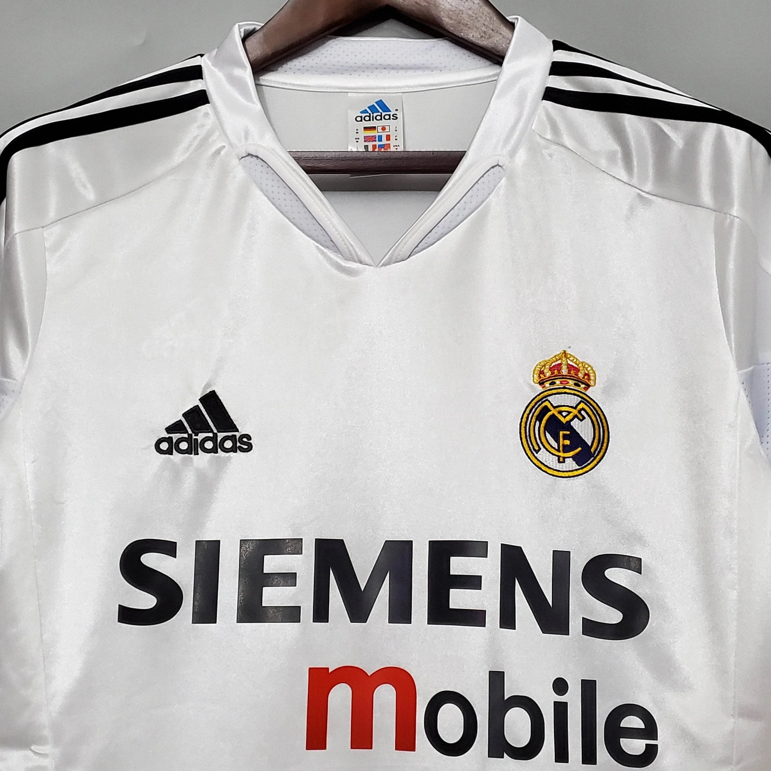 CAMISETA REAL MADRID I 04/05 HOMBRE (RETRO) - ZonaCamisetas
