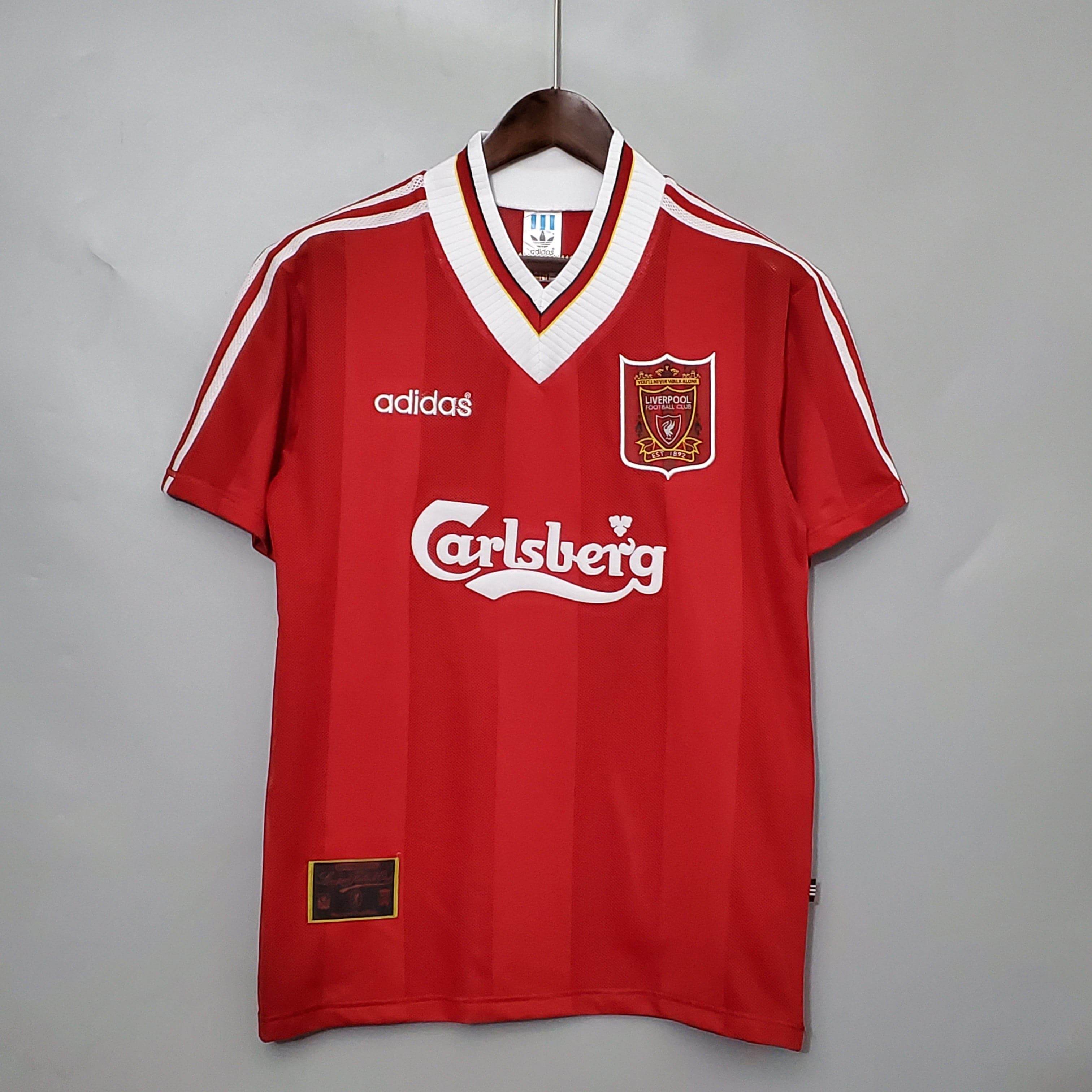 CAMISETA LIVERPOOL I 95/96 HOMBRE (RETRO) - ZonaCamisetas